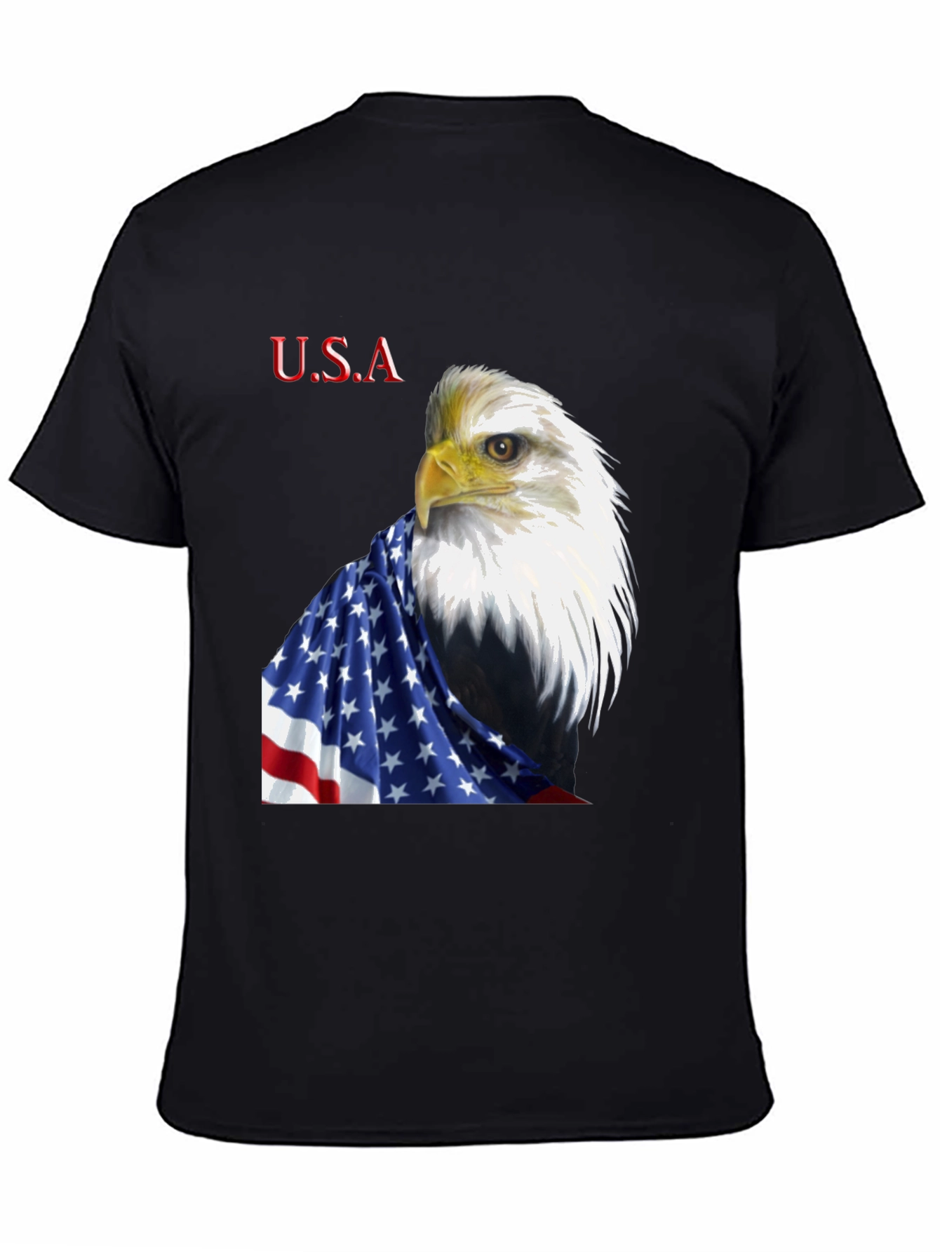 American Eagle USA Flag T-Shirt