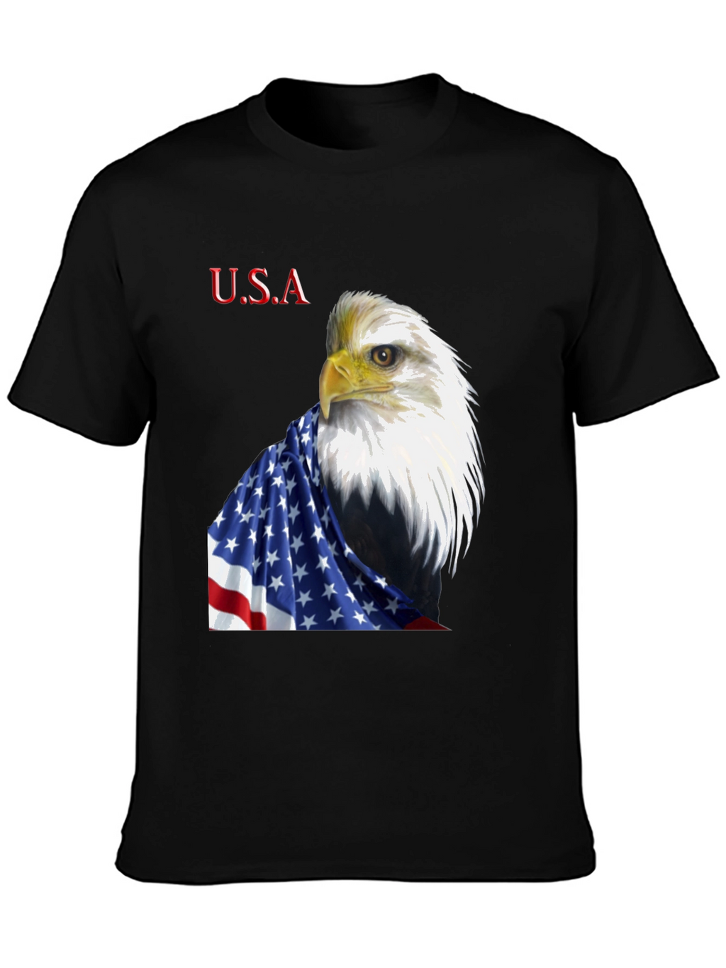 American Eagle USA Flag T-Shirt