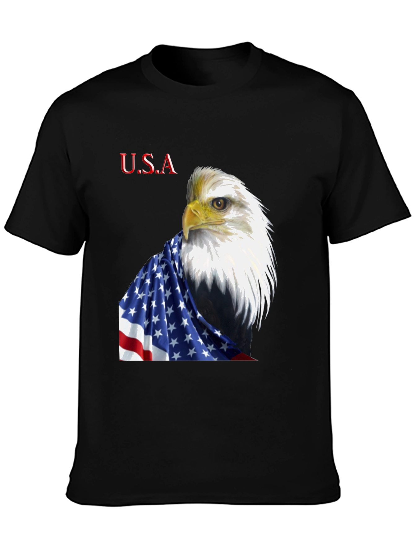 American Eagle USA Flag T-Shirt