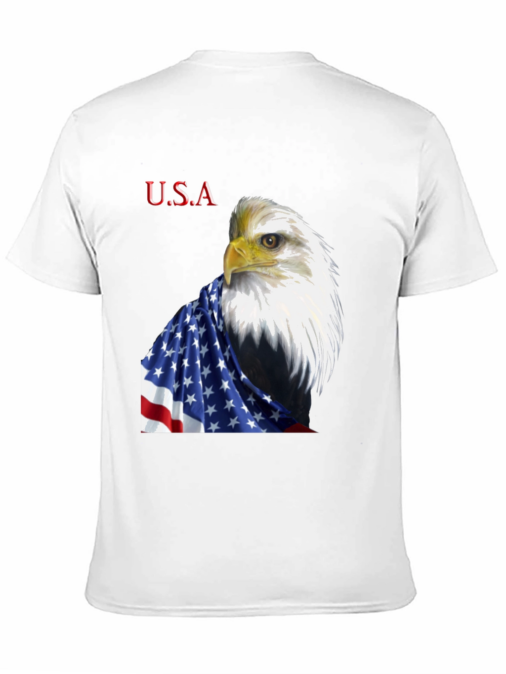 American Eagle USA Flag T-Shirt