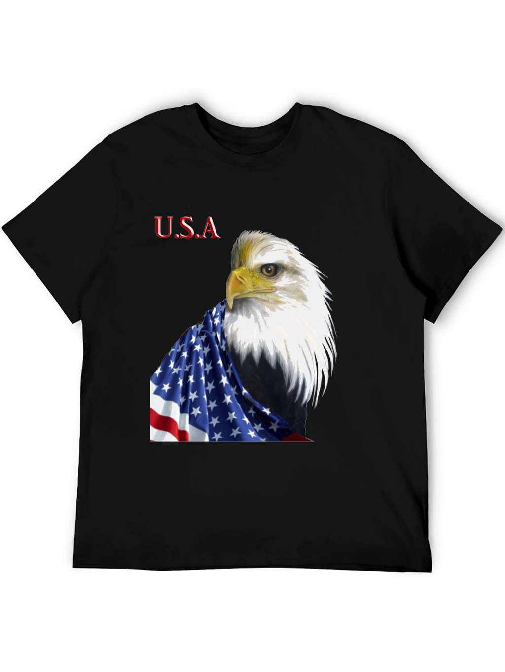 American Eagle USA Flag T-Shirt