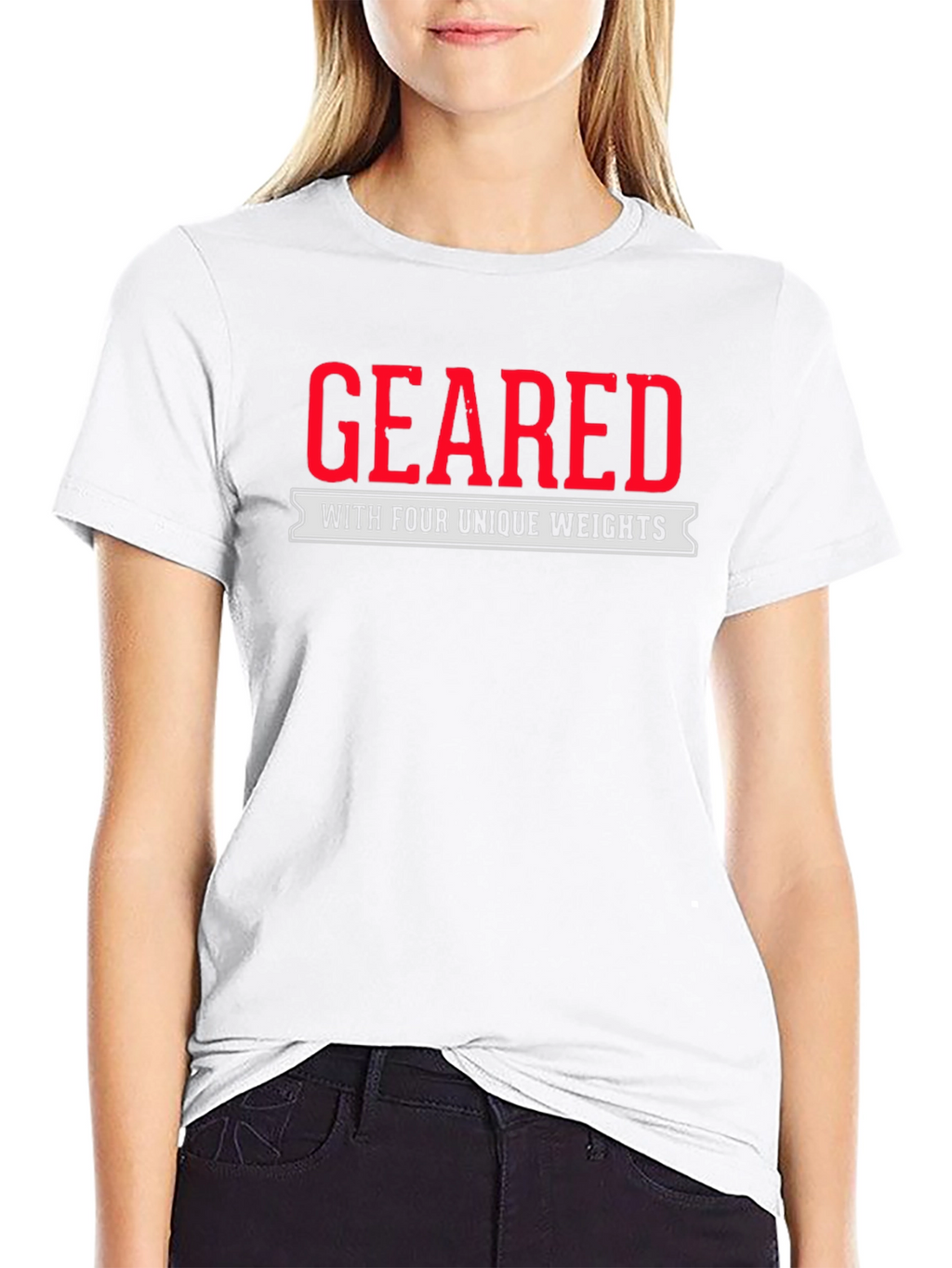 Geared with Four Unique Weights T-Shirt