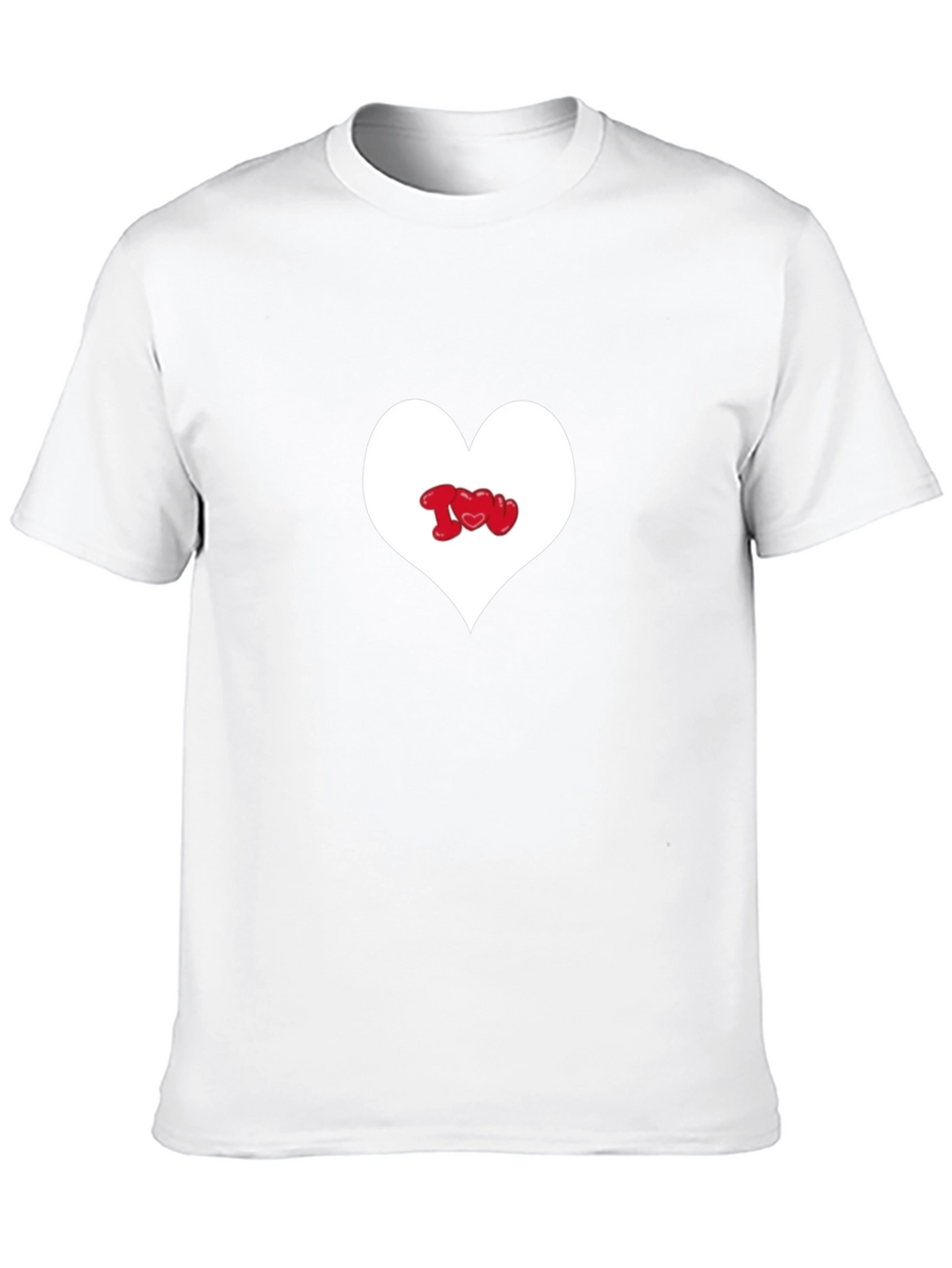 Heart I Love You Graphic Tee