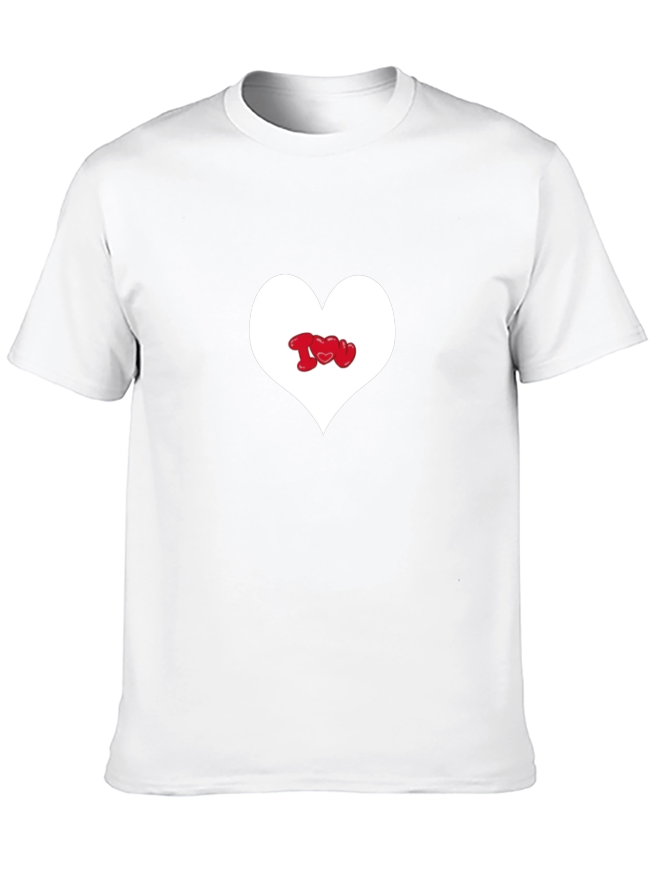 Heart I Love You Graphic Tee