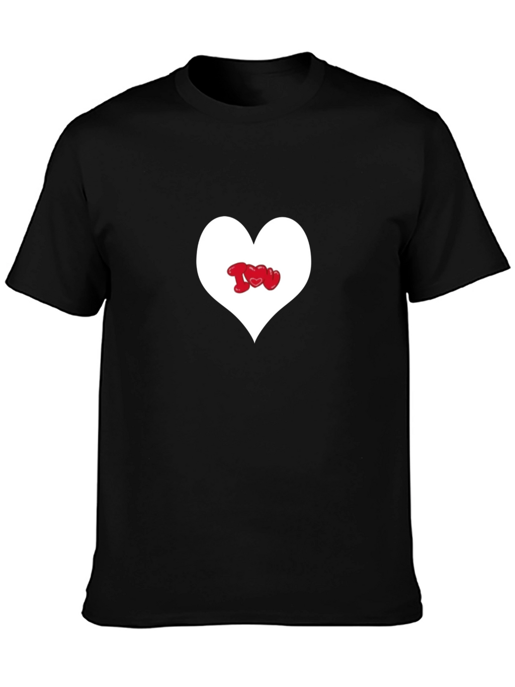 Heart I Love You Graphic Tee