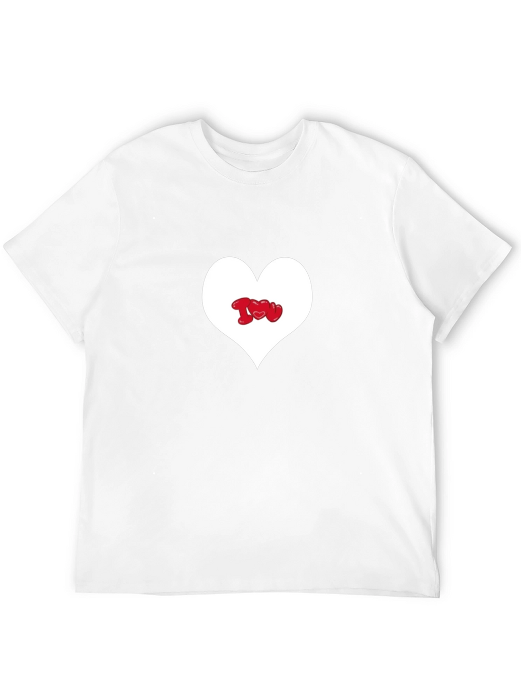 Heart I Love You Graphic Tee