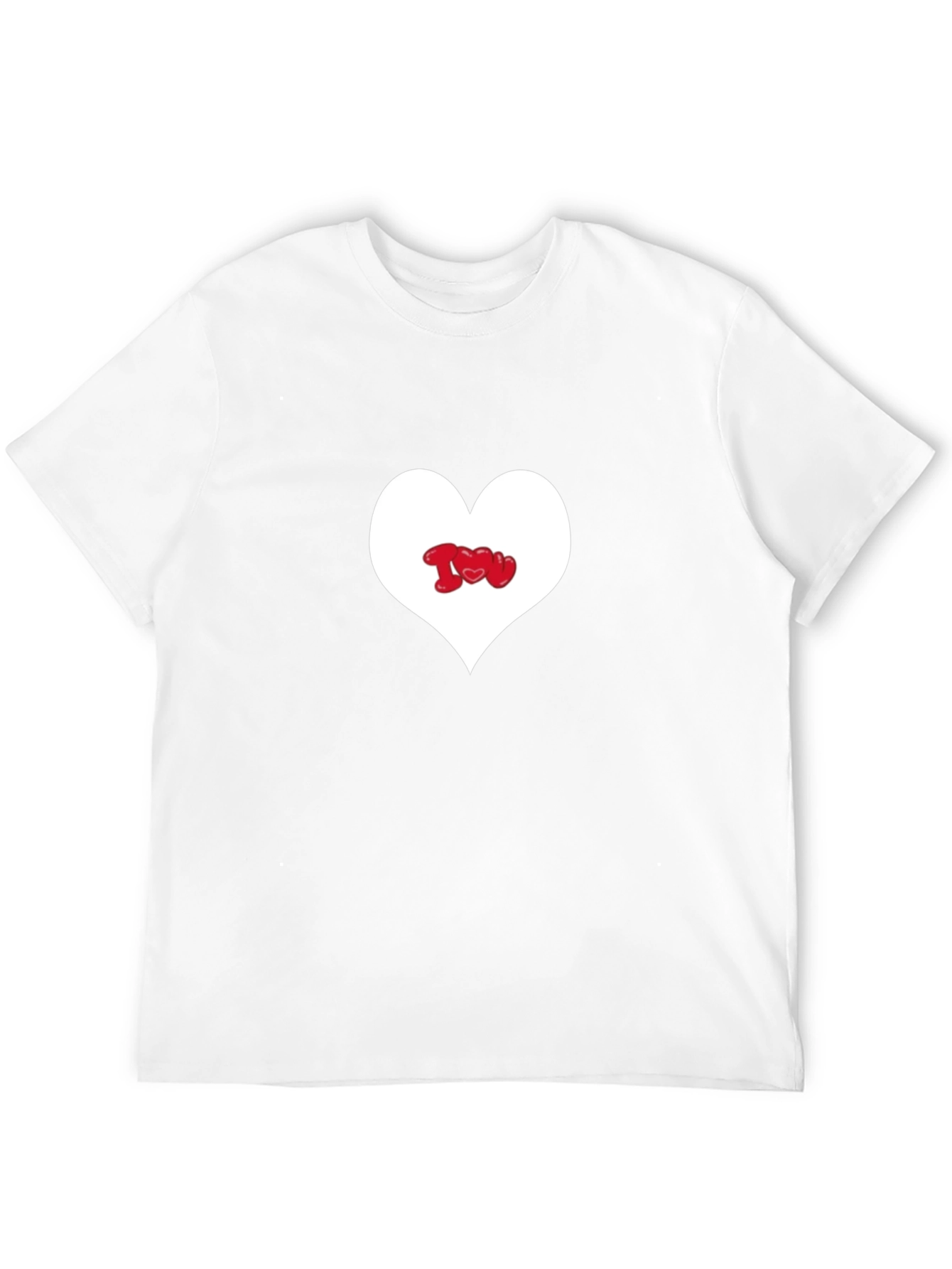Heart I Love You Graphic Tee