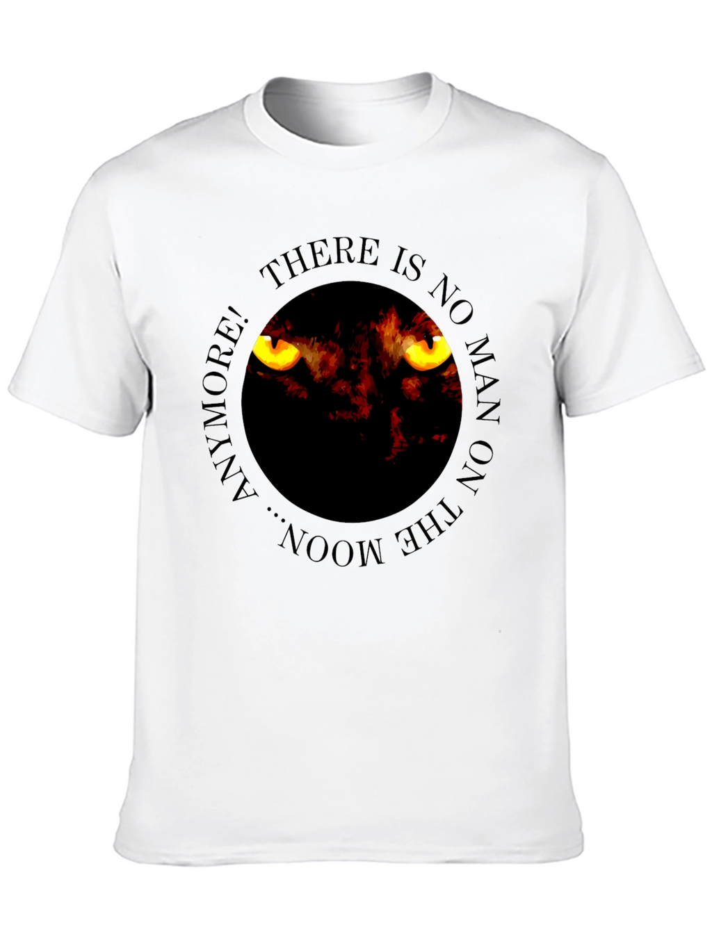 Moon Cat Graphic Tee - Unleash Your Inner Beast