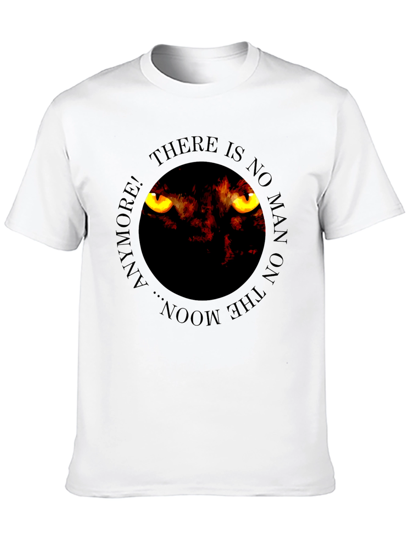Moon Cat Graphic Tee - Unleash Your Inner Beast