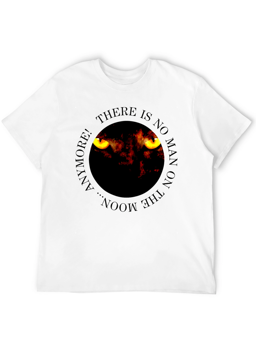 Moon Cat Graphic Tee - Unleash Your Inner Beast