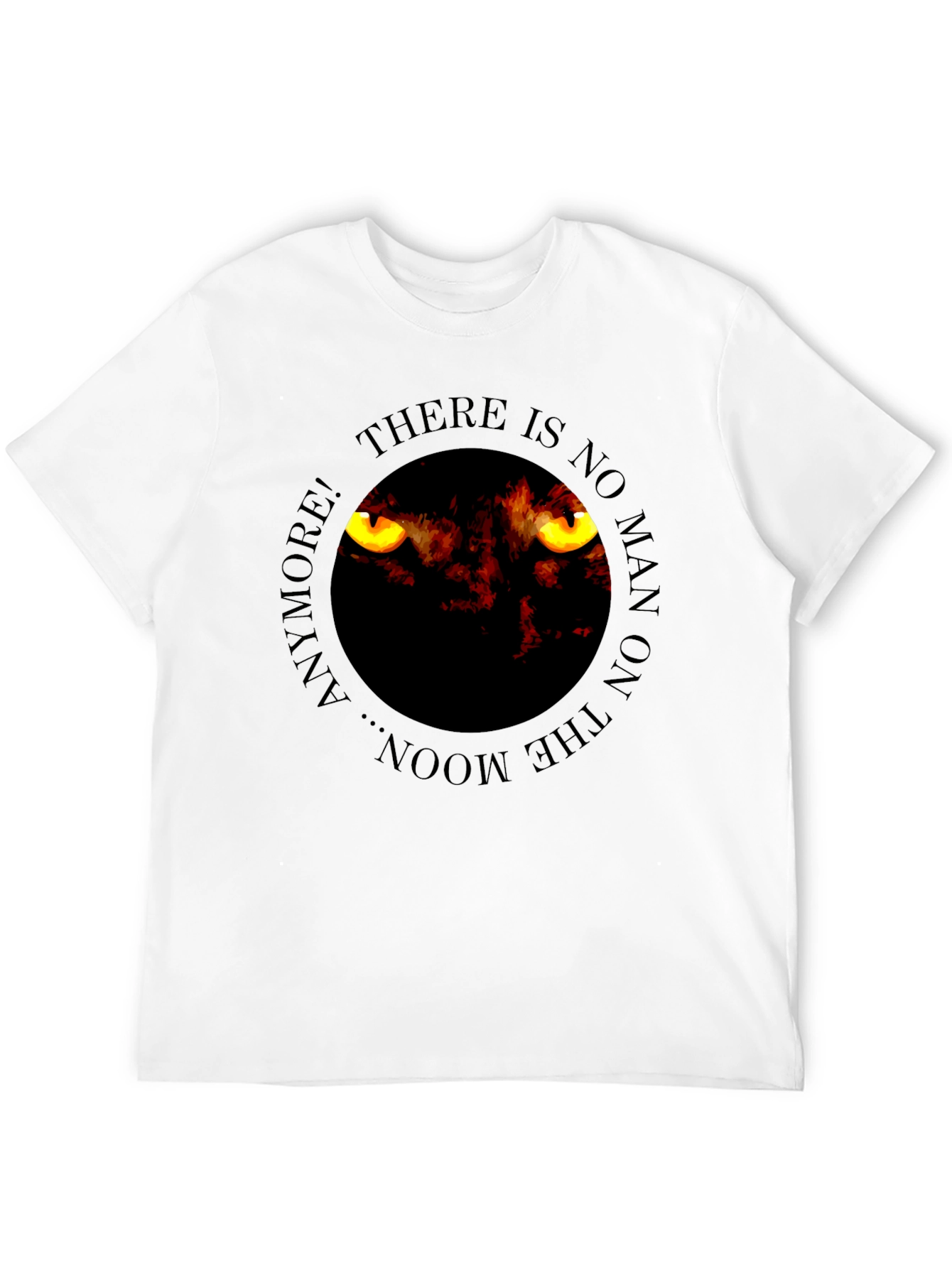 Moon Cat Graphic Tee - Unleash Your Inner Beast