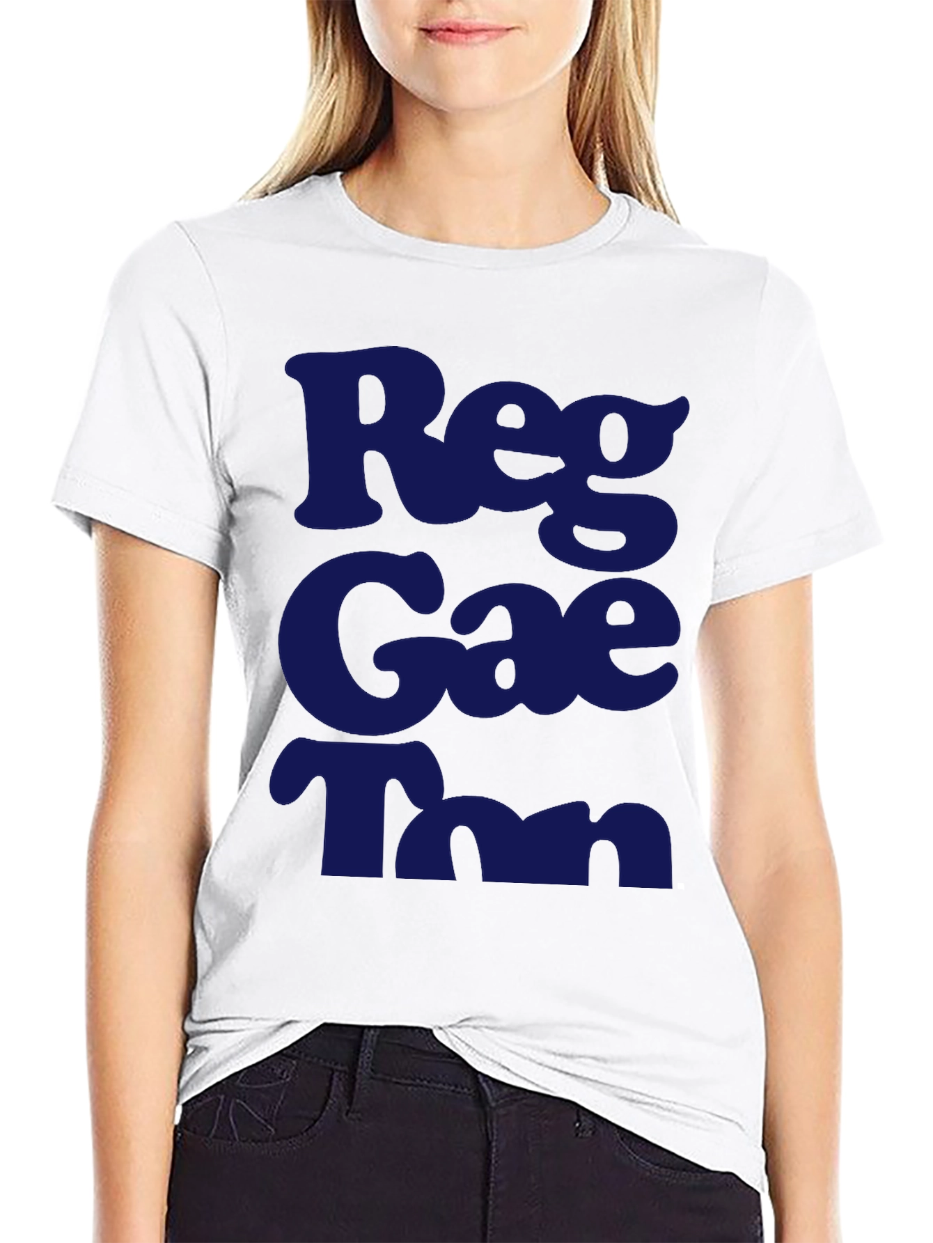 Reggae T-Shirt - Black Crew Neck Graphic Tee