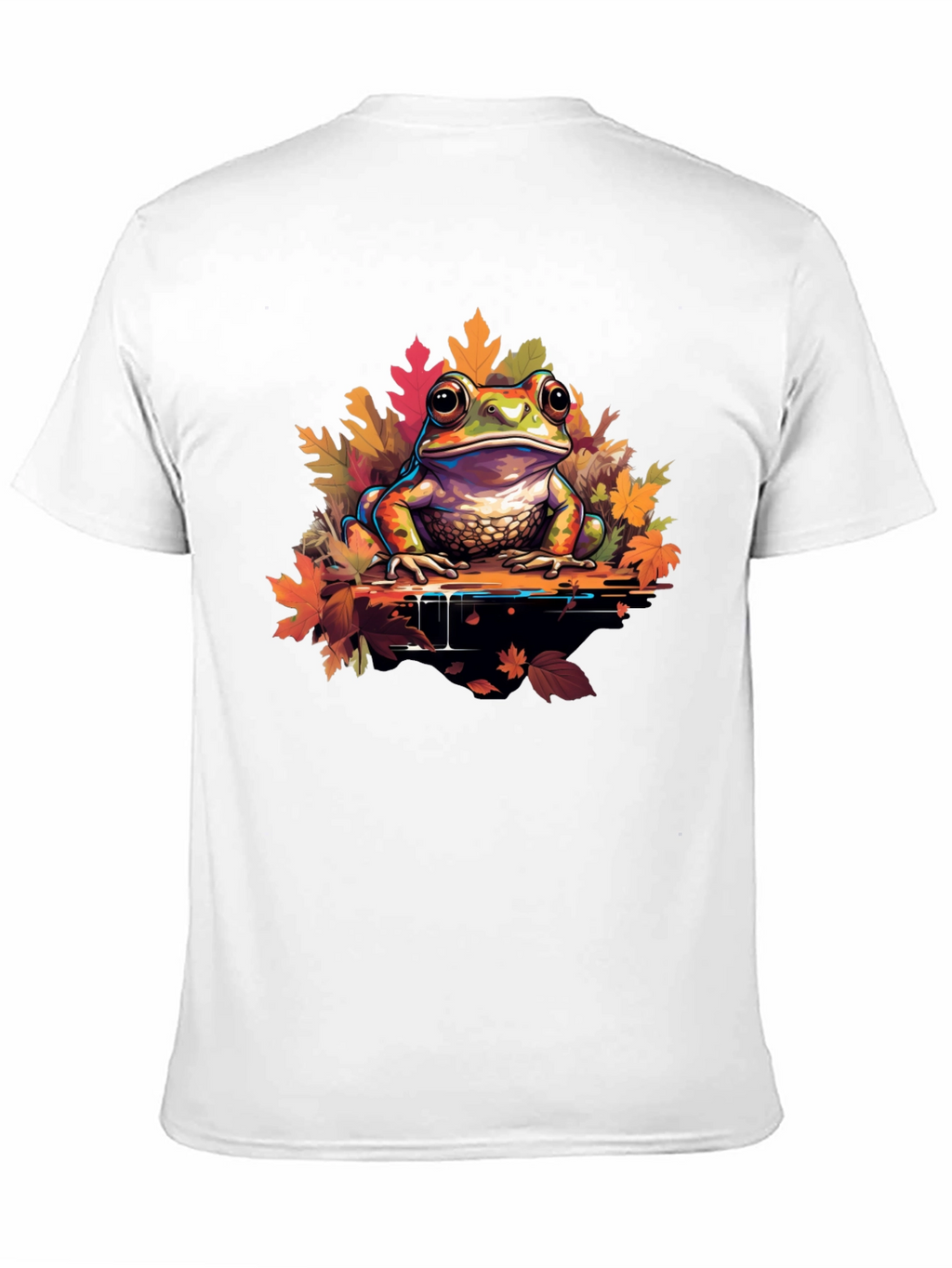 Frog on Leaves Graphic Tee