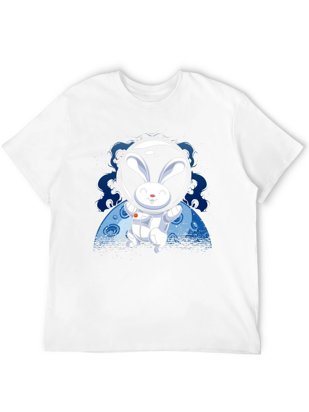 Rabbit Astronaut Graphic T-Shirt