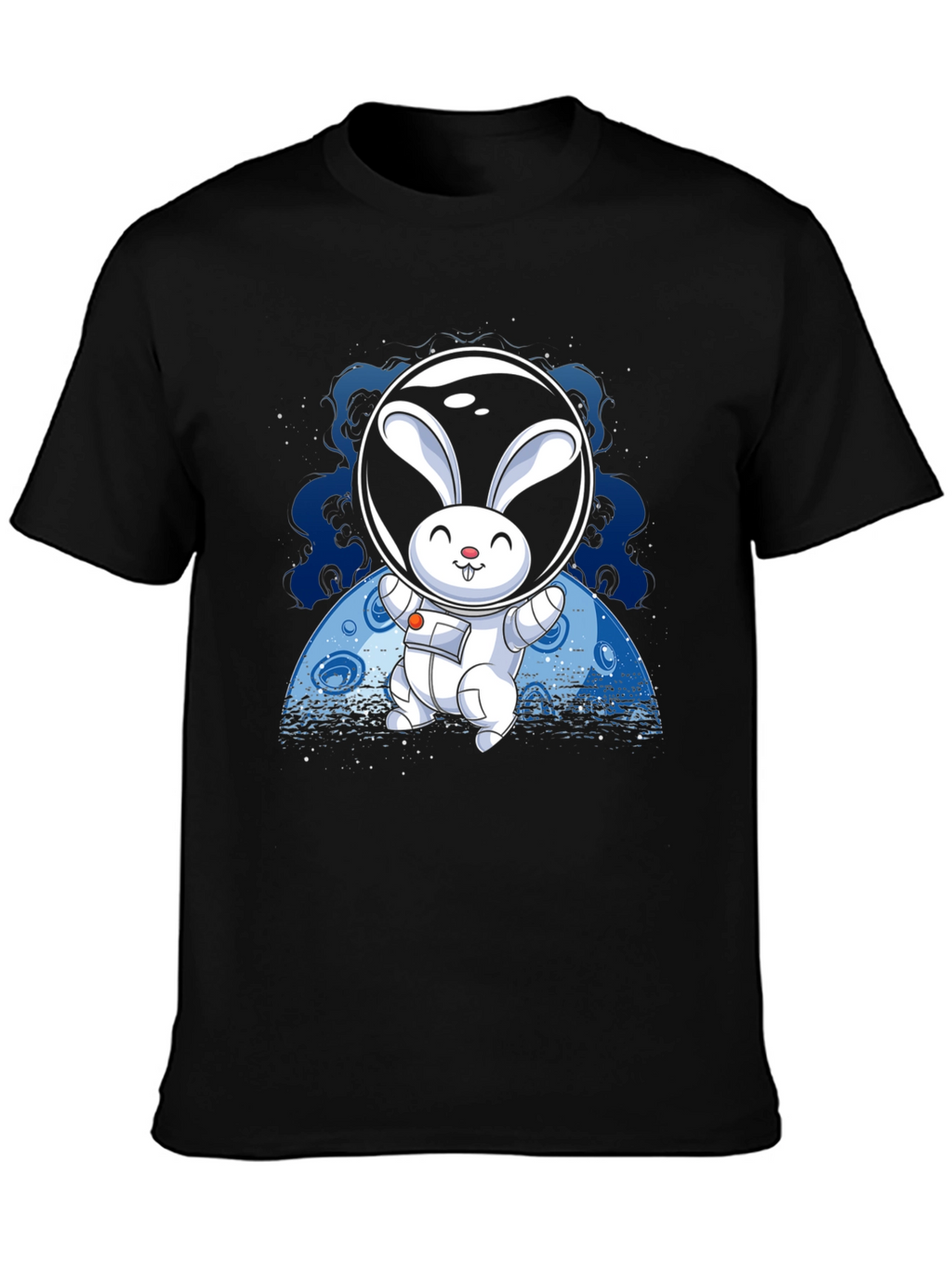Rabbit Astronaut Graphic T-Shirt