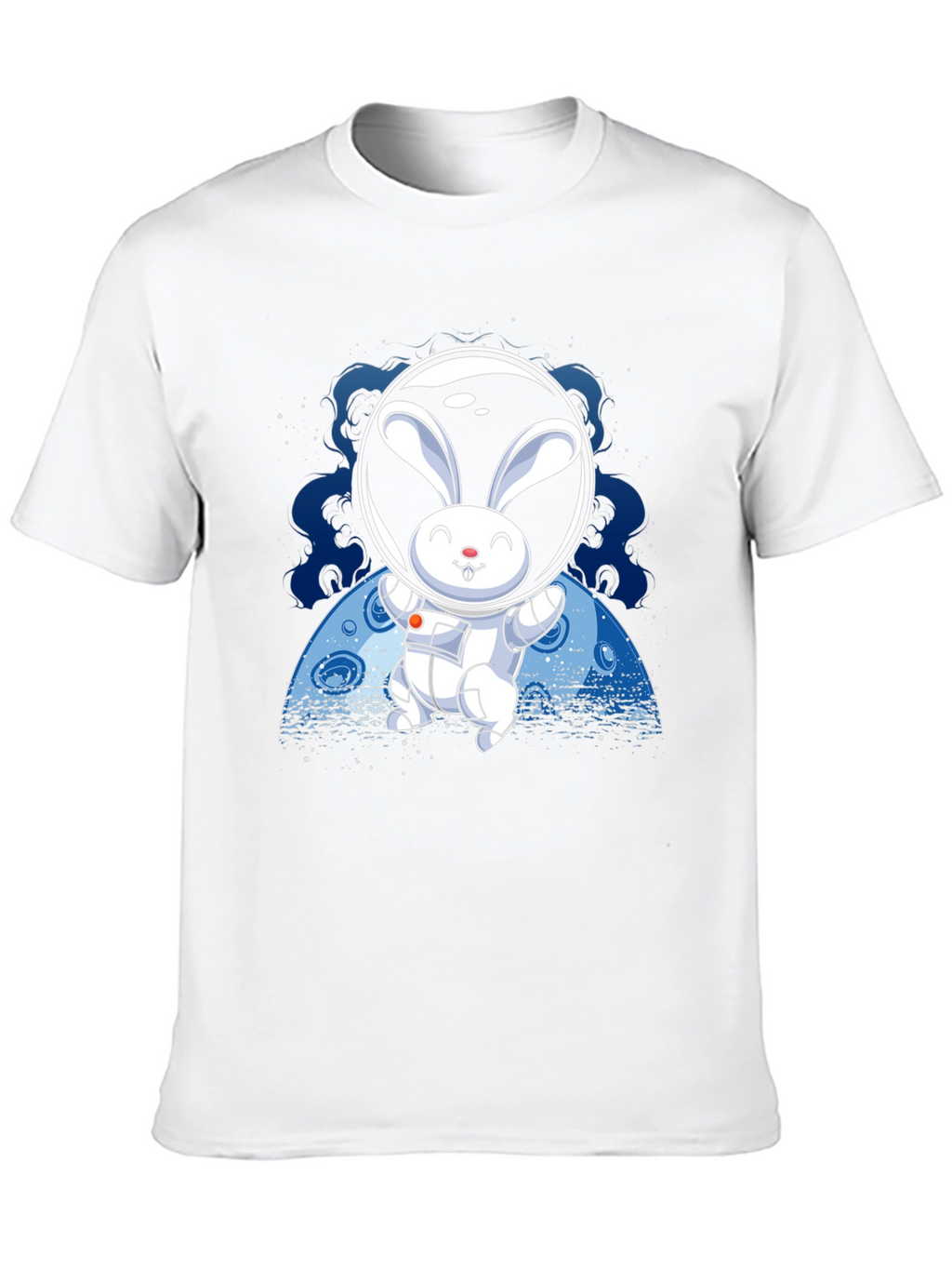 Rabbit Astronaut Graphic T-Shirt