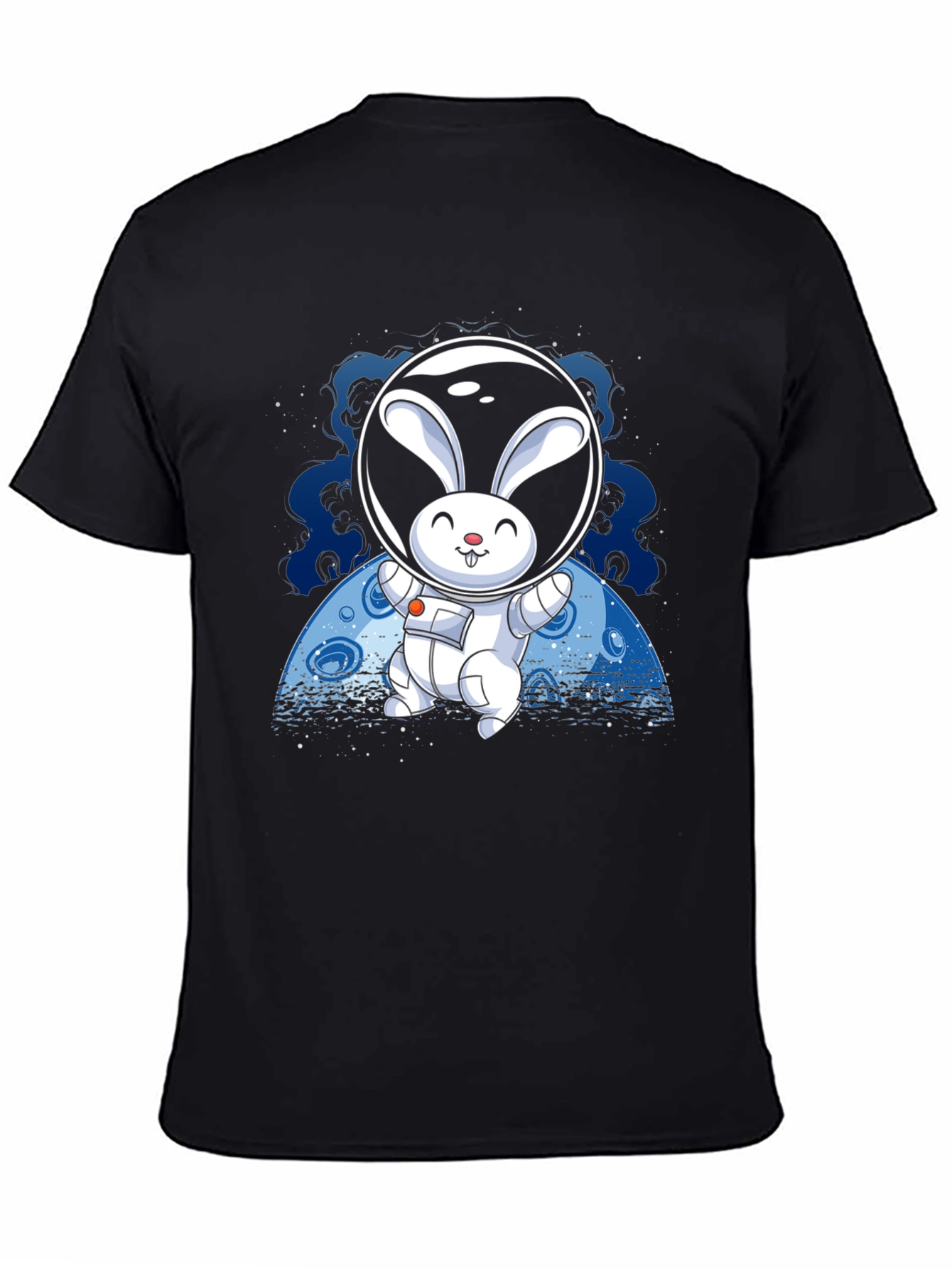 Rabbit Astronaut Graphic T-Shirt