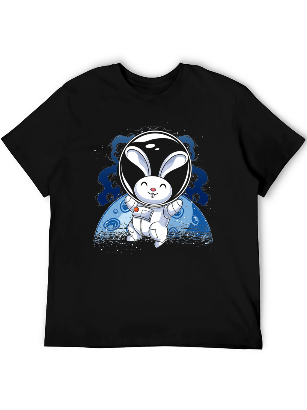 Rabbit Astronaut Graphic T-Shirt