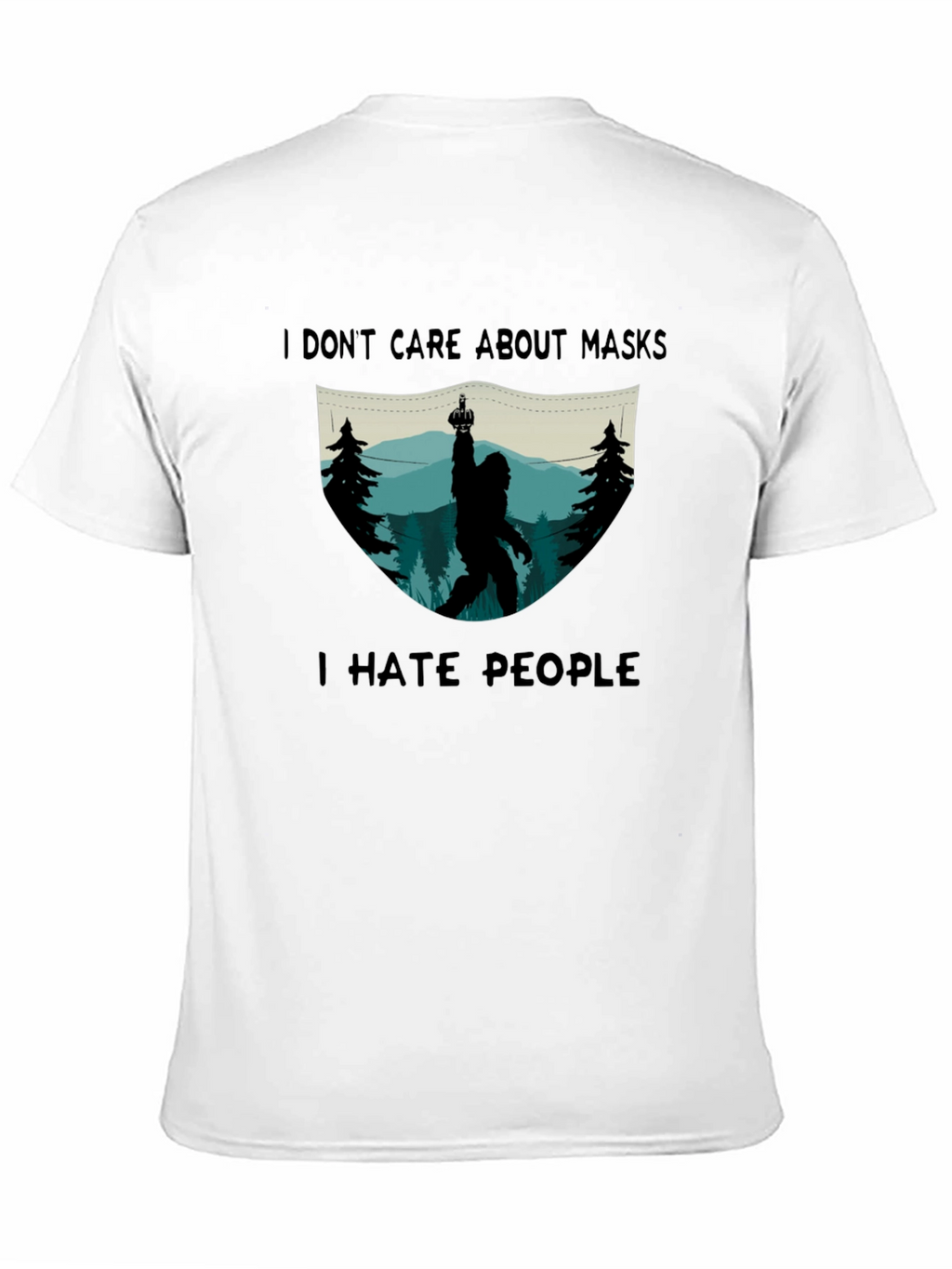 I Hate People Sasquatch Graphic T-Shirt