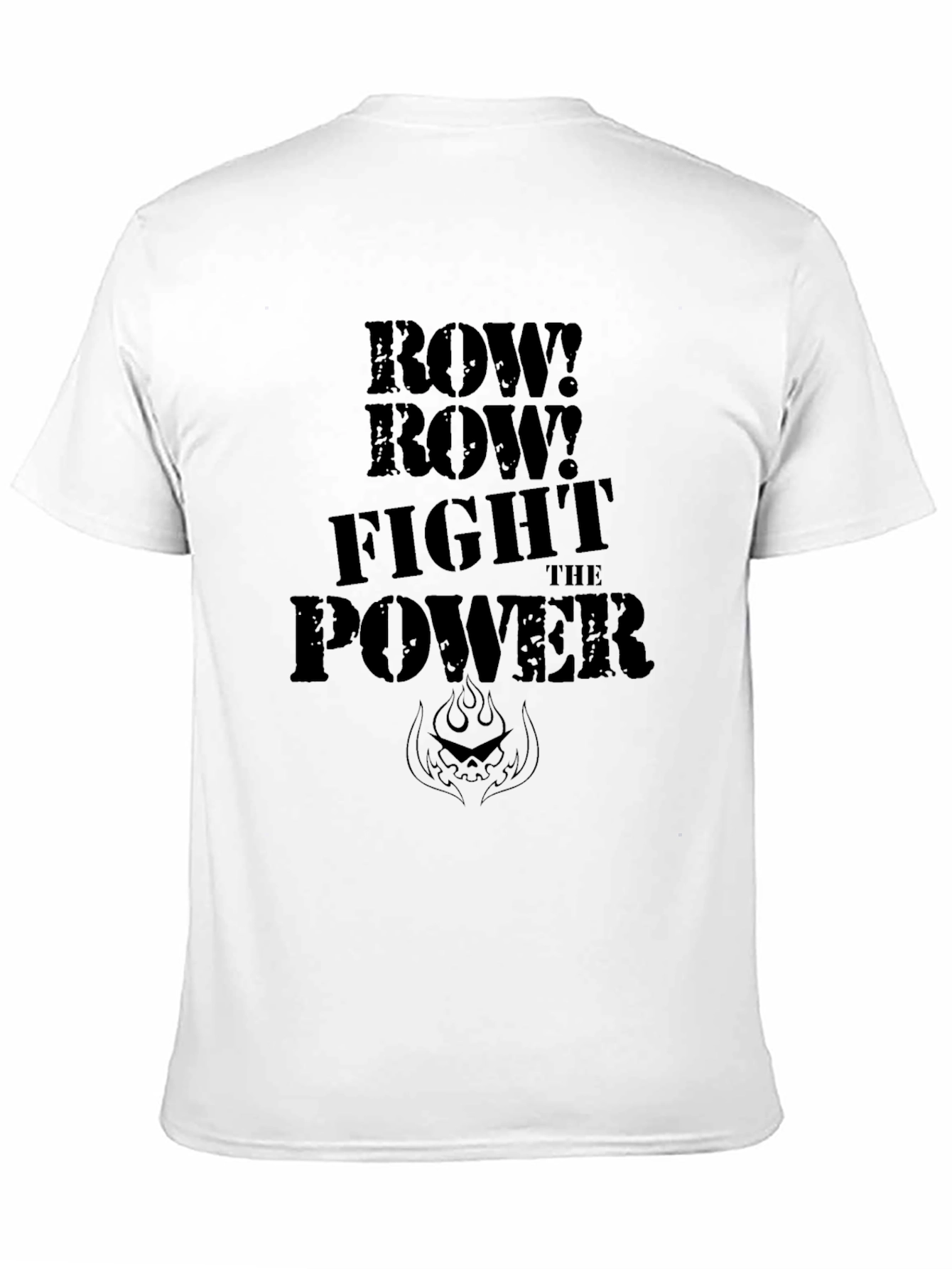 Row! Row! Fight The Power Black T-Shirt