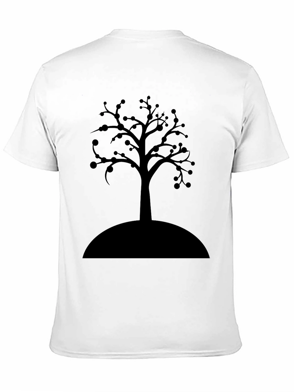 Black Tree Graphic T-Shirt - Modern Casual Wear