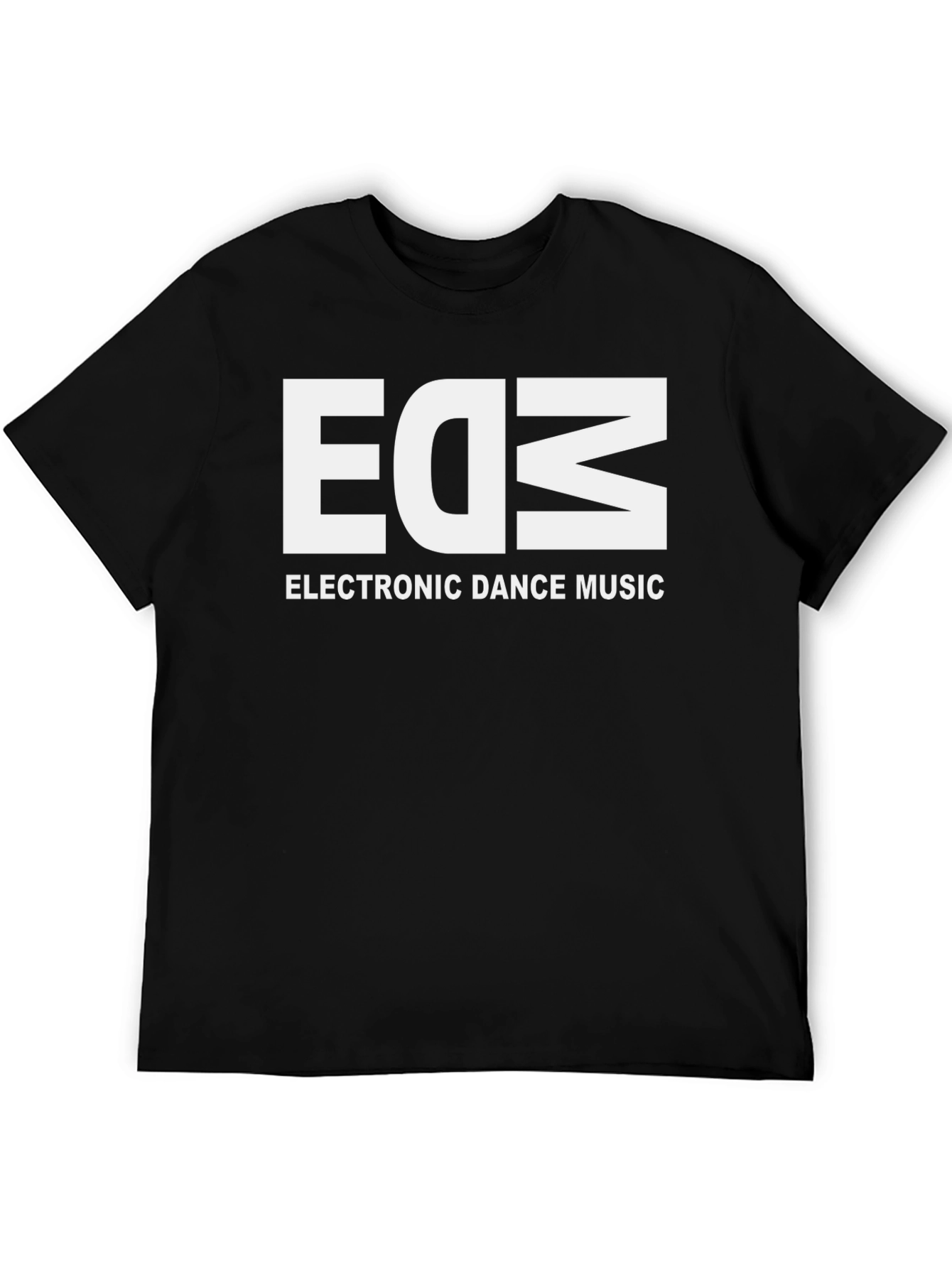 EDM Electronic Dance Music Black T-Shirt