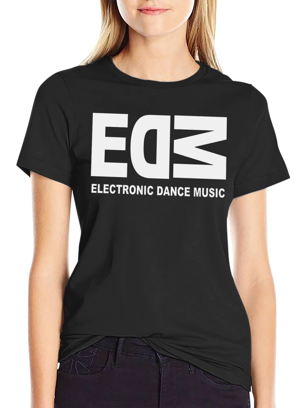 EDM Electronic Dance Music Black T-Shirt