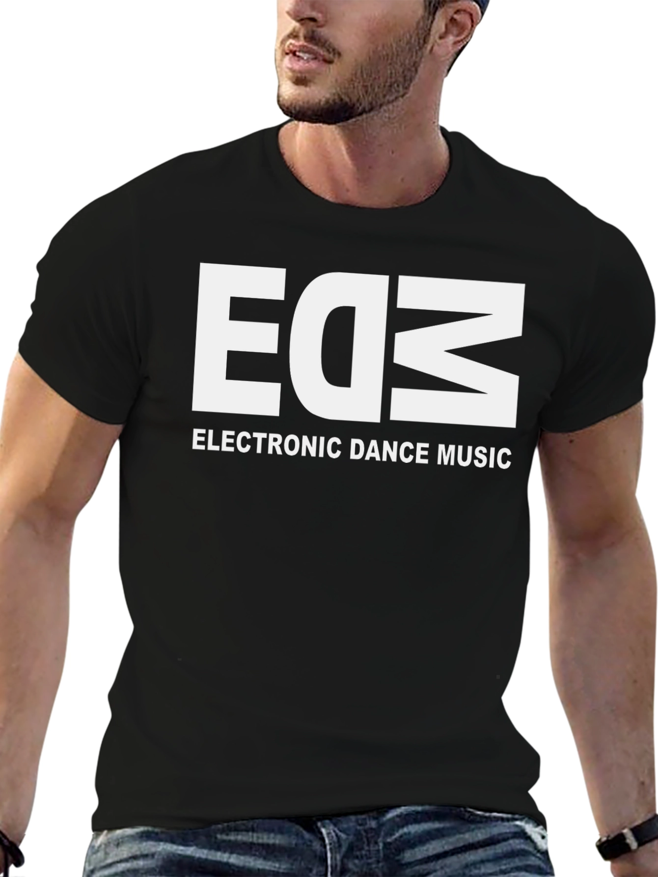 EDM Electronic Dance Music Black T-Shirt