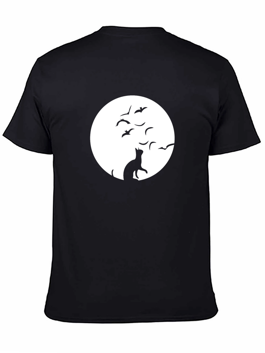 Cat and Moon Graphic Tee