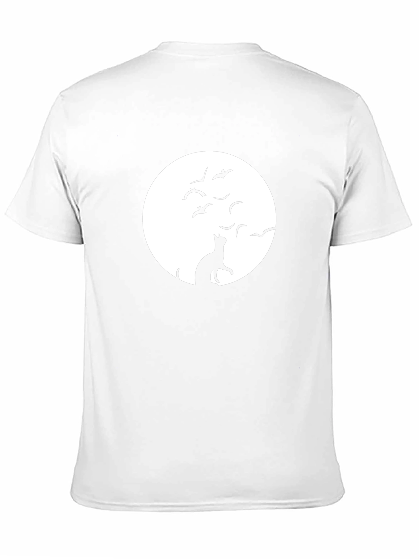 Cat and Moon Graphic Tee