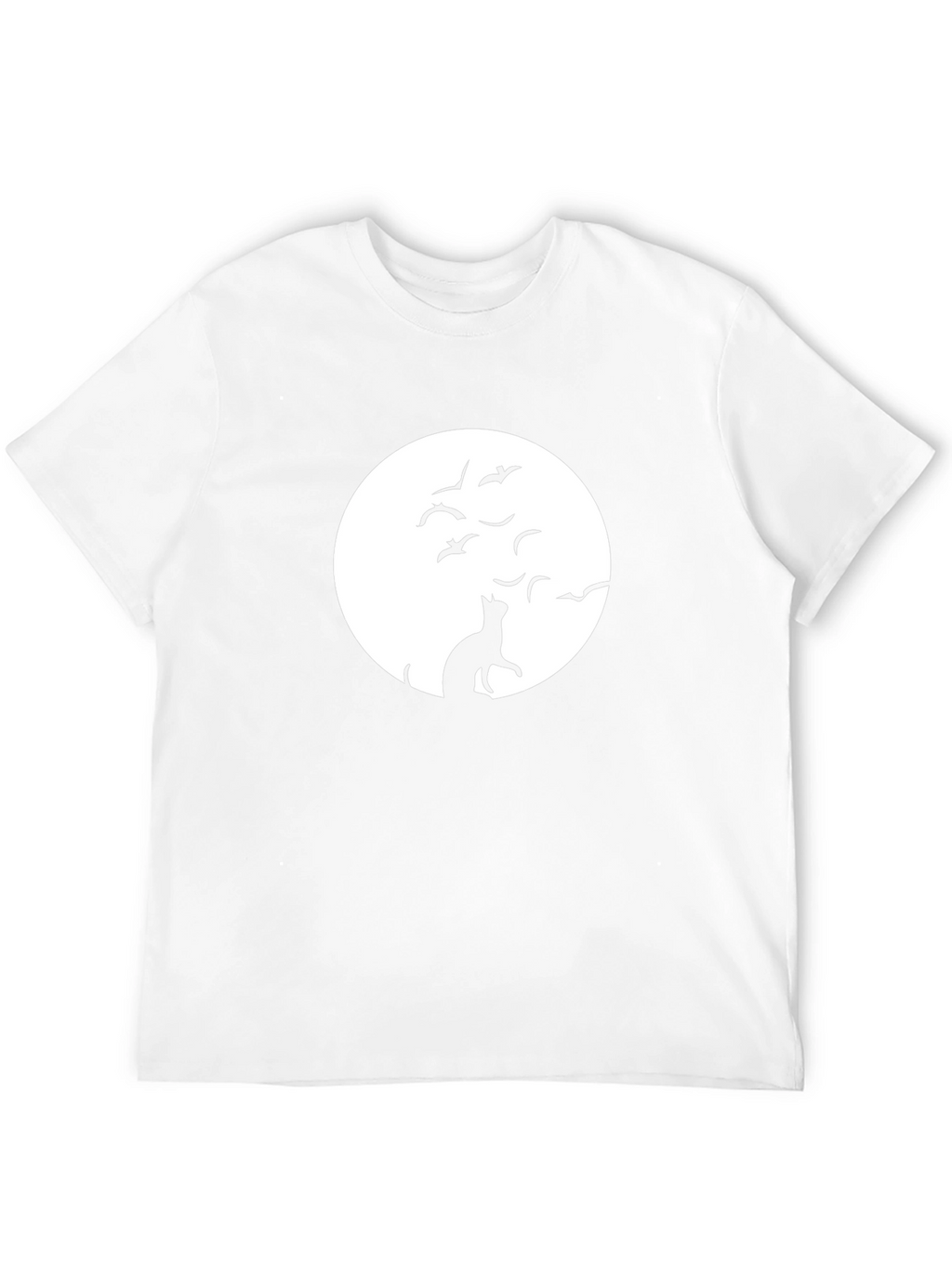 Cat and Moon Graphic Tee