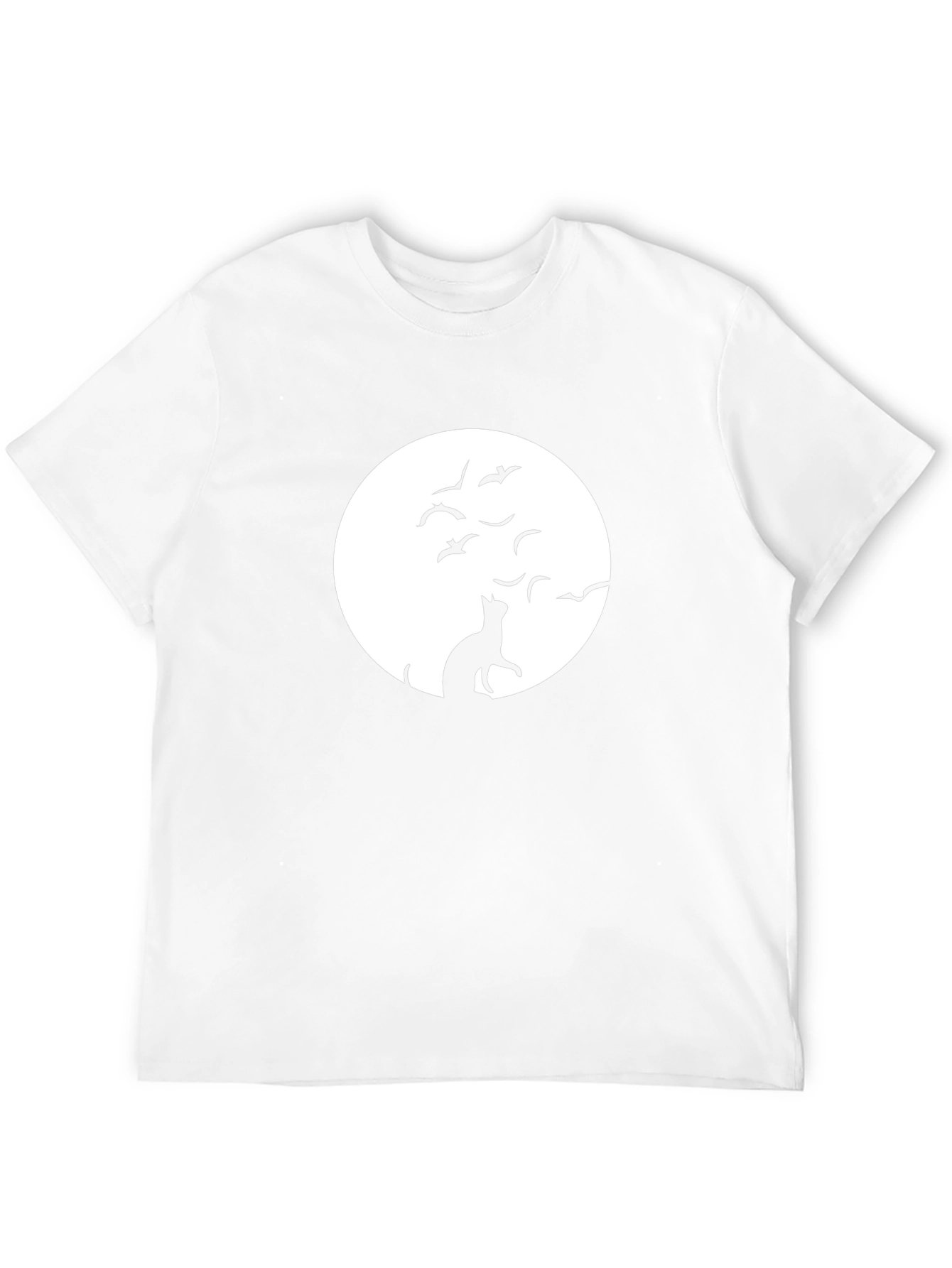 Cat and Moon Graphic Tee
