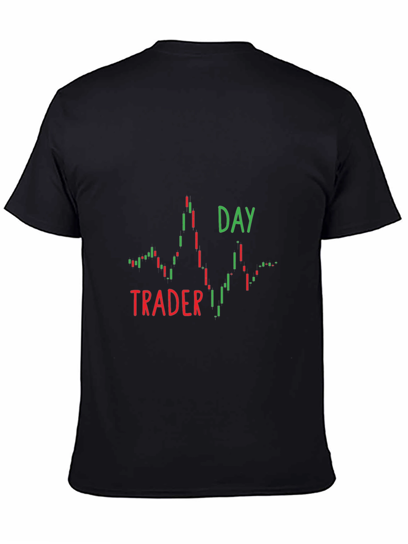 Day Trader Candlestick Chart Graphic T-Shirt