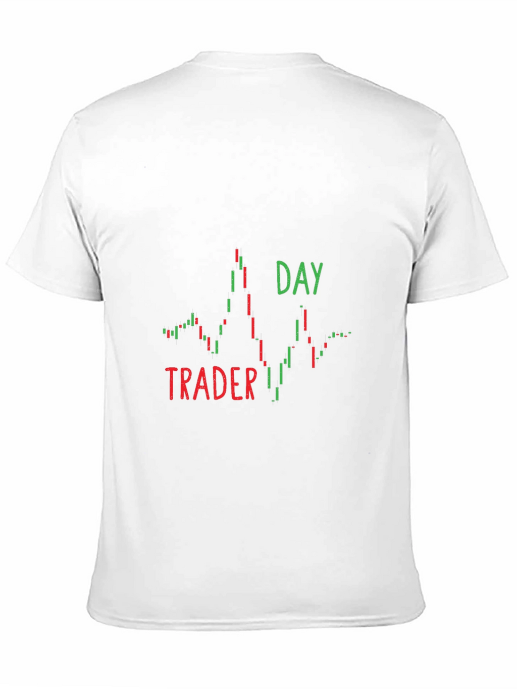 Day Trader Candlestick Chart Graphic T-Shirt