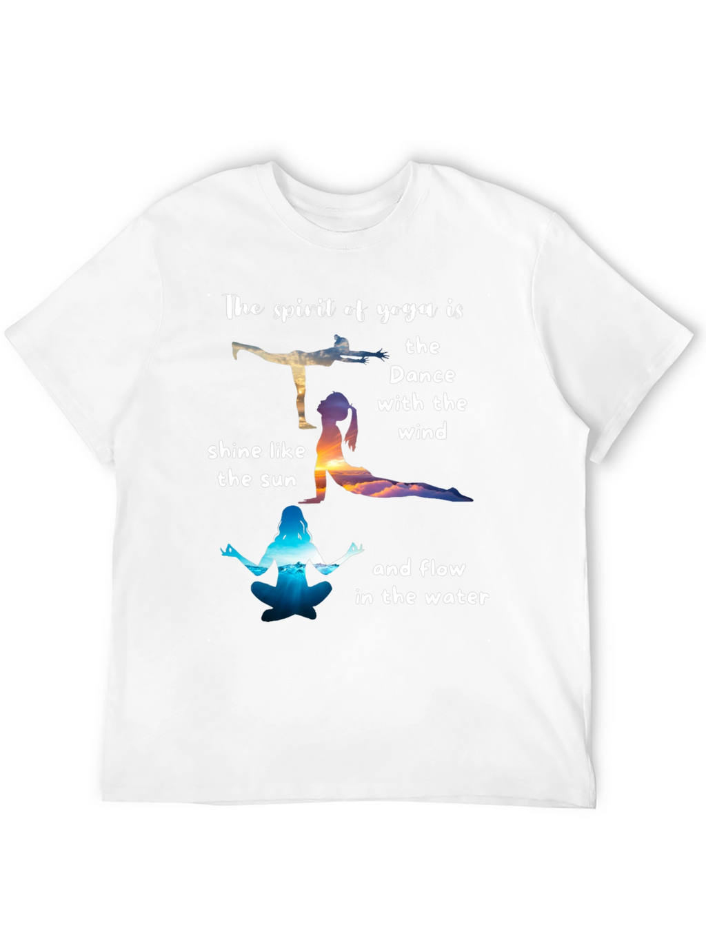 Yoga Spirit T-Shirt: Dance with the Wind Tee