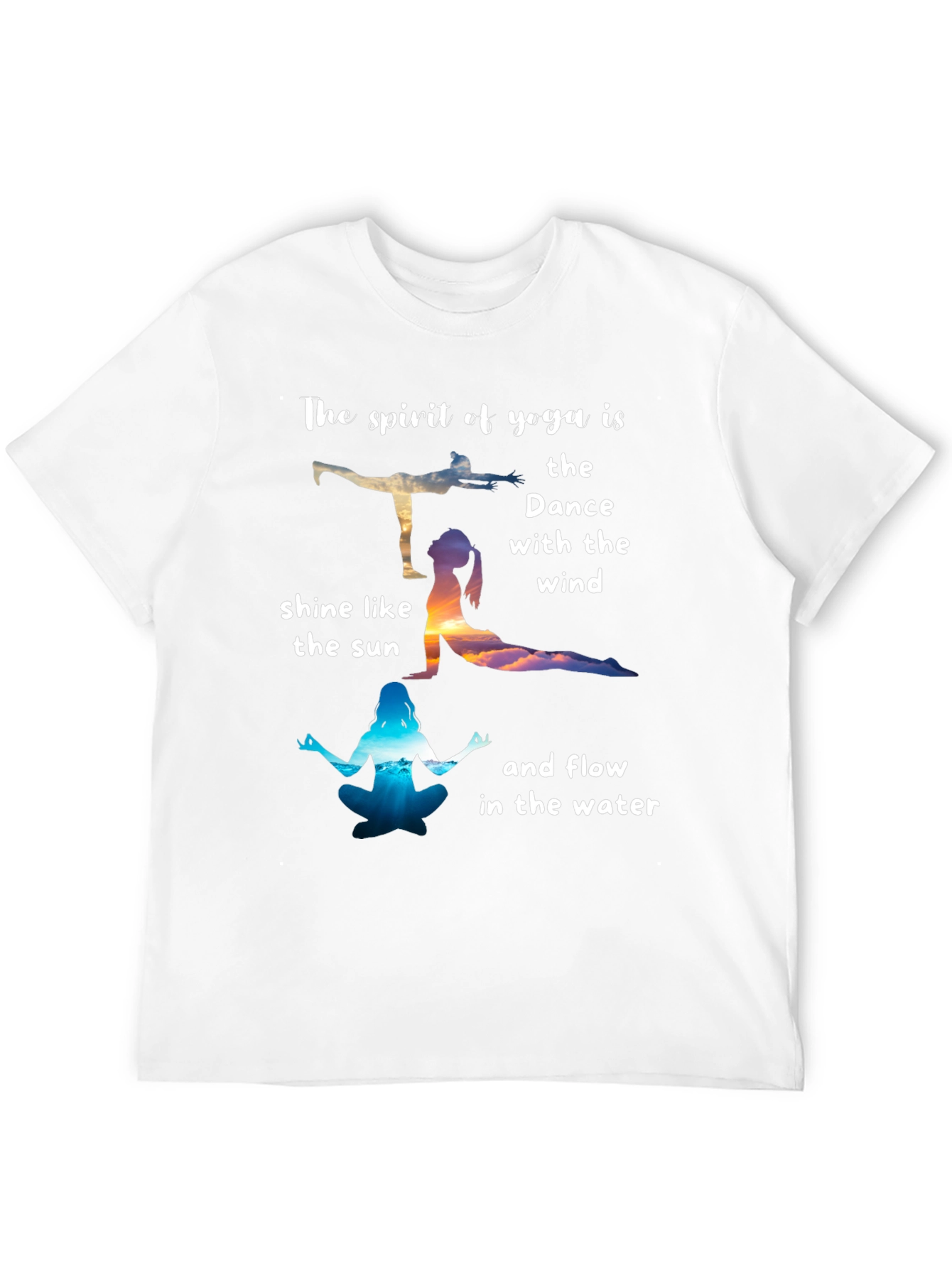 Yoga Spirit T-Shirt: Dance with the Wind Tee