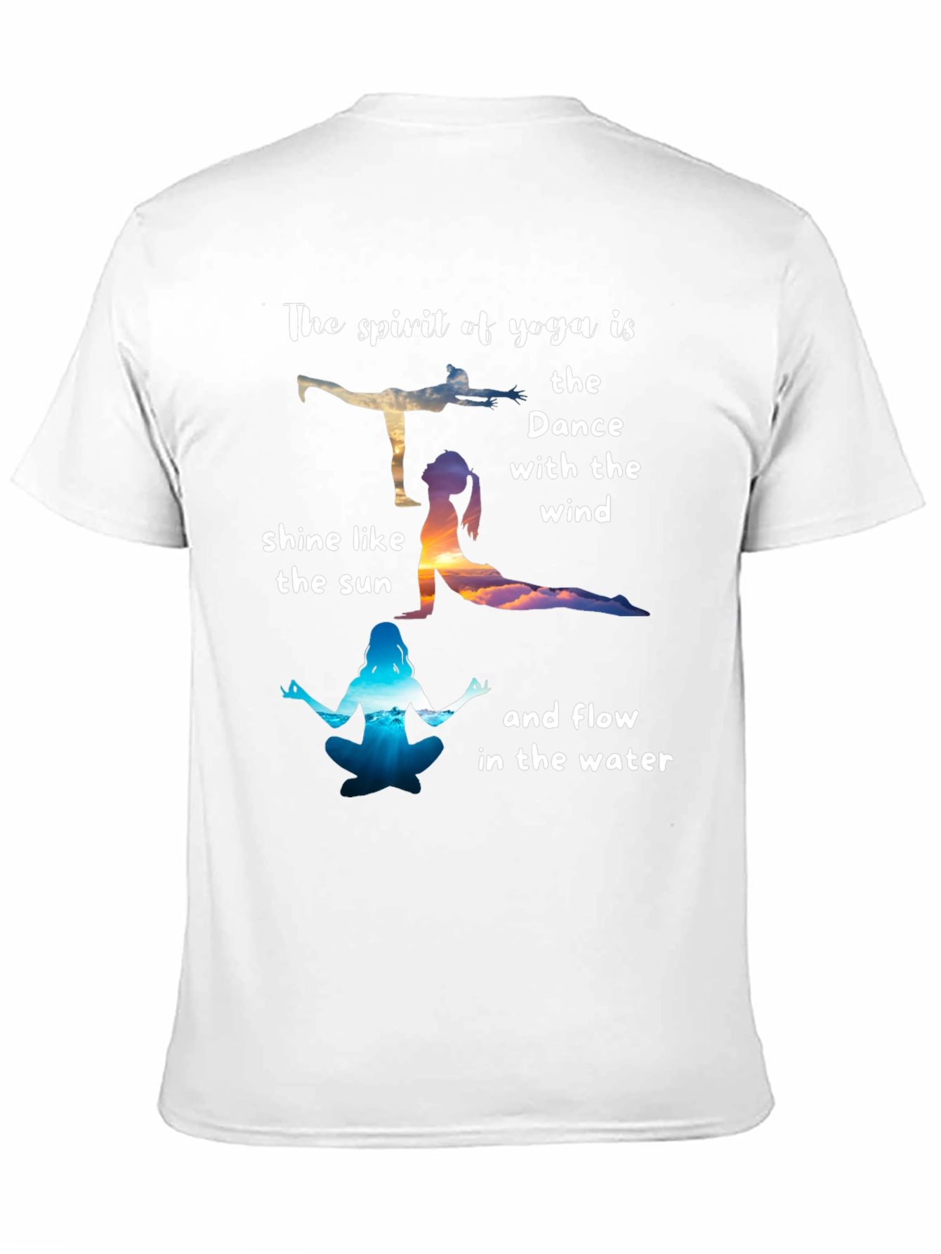 Yoga Spirit T-Shirt: Dance with the Wind Tee