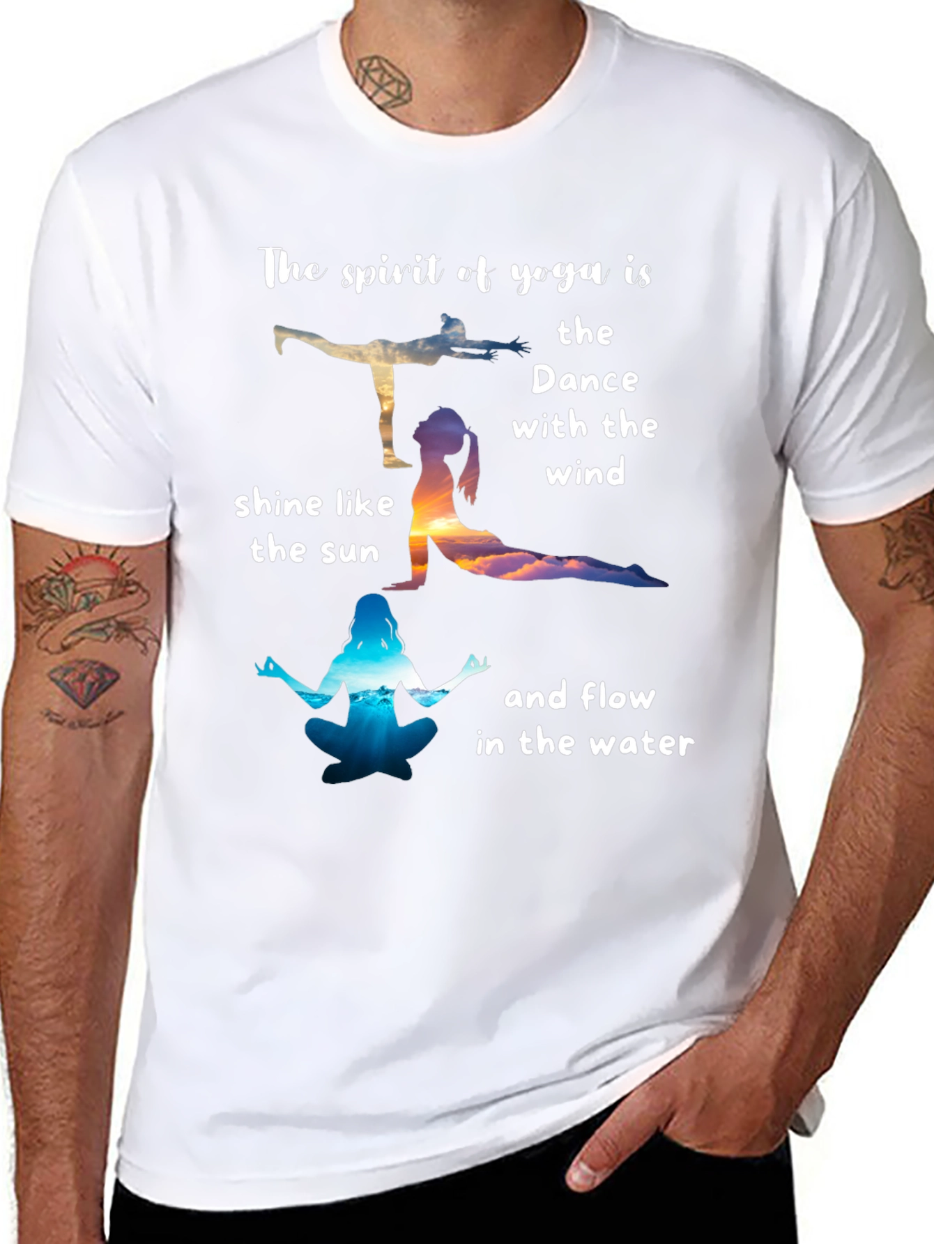 Yoga Spirit T-Shirt: Dance with the Wind Tee