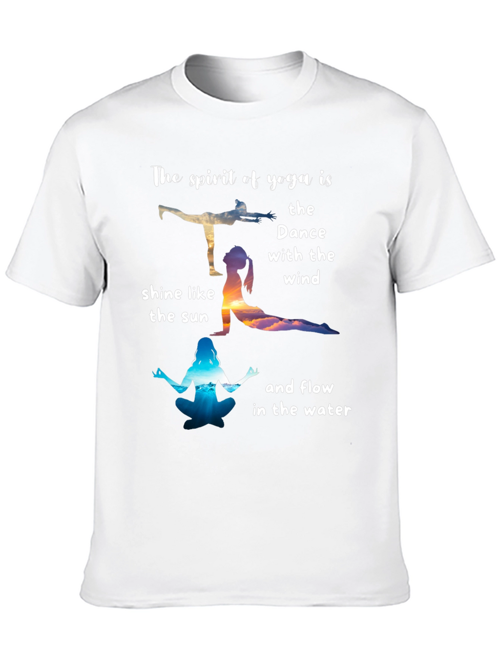 Yoga Spirit T-Shirt: Dance with the Wind Tee