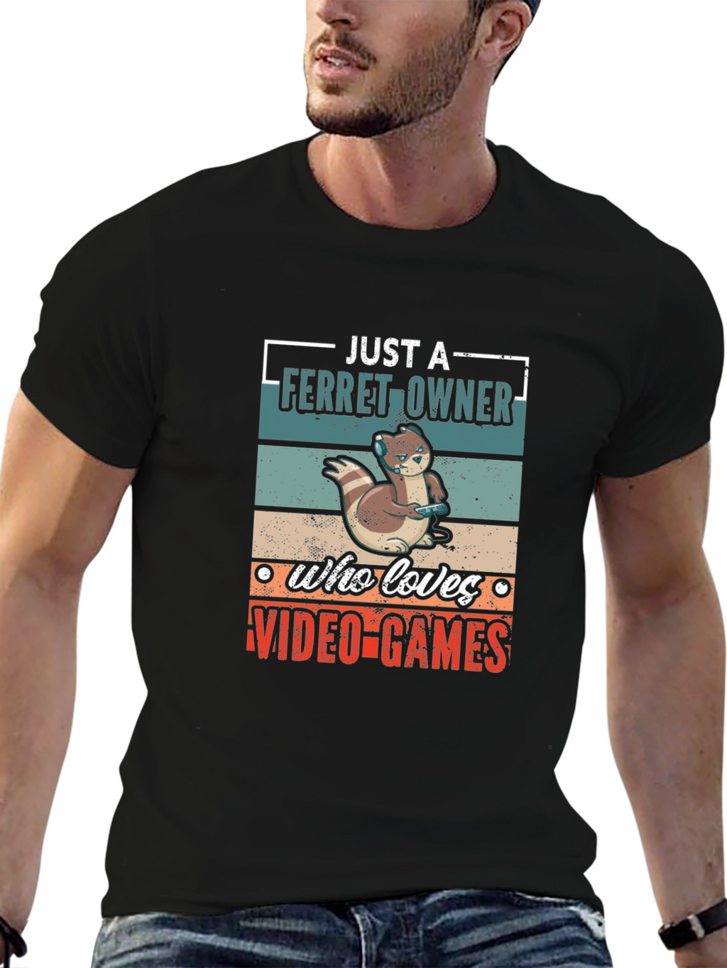 Ferret Owner Video Game Lover T-Shirt