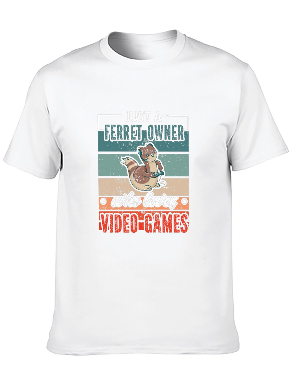 Ferret Owner Video Game Lover T-Shirt