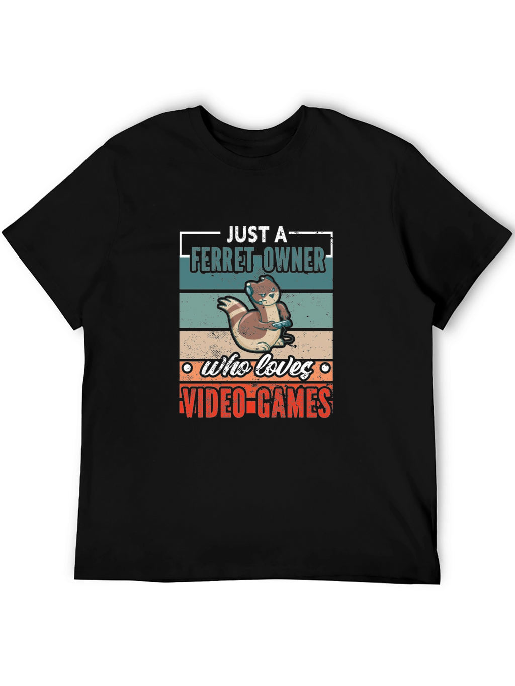 Ferret Owner Video Game Lover T-Shirt