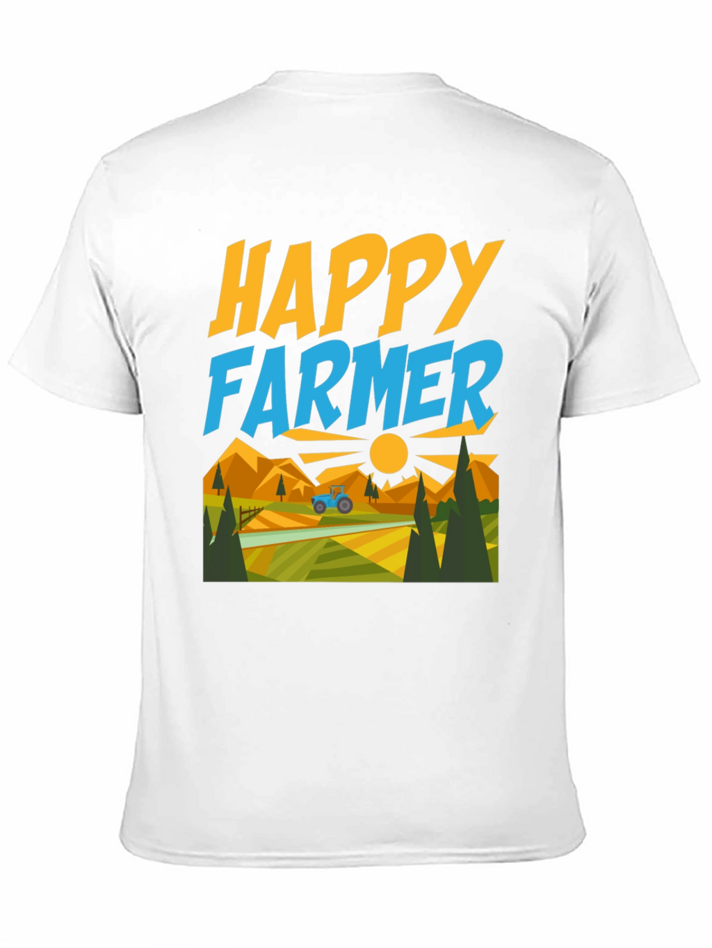 Happy Farmer Graphic T-Shirt - Farm Life Tee