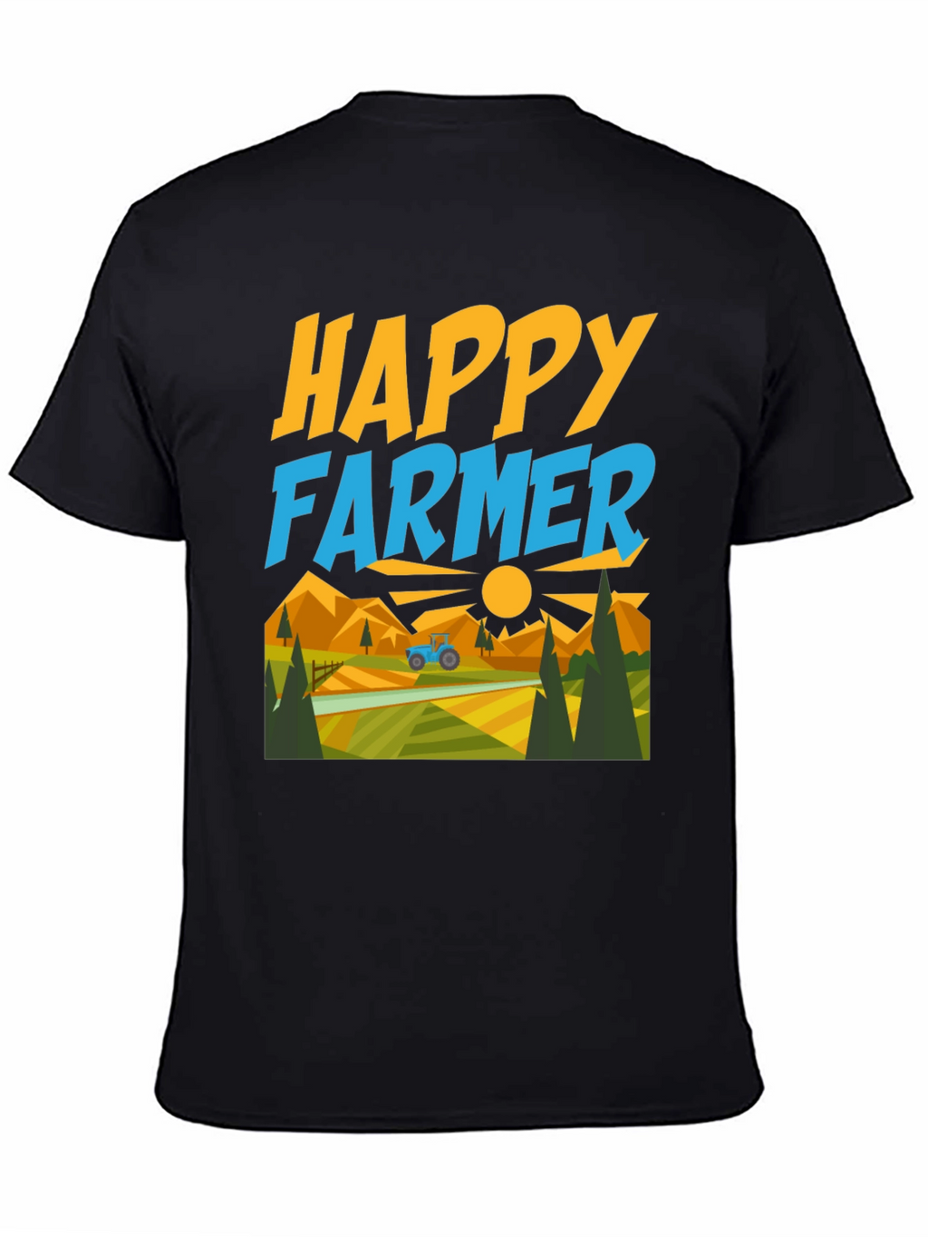 Happy Farmer Graphic T-Shirt - Farm Life Tee