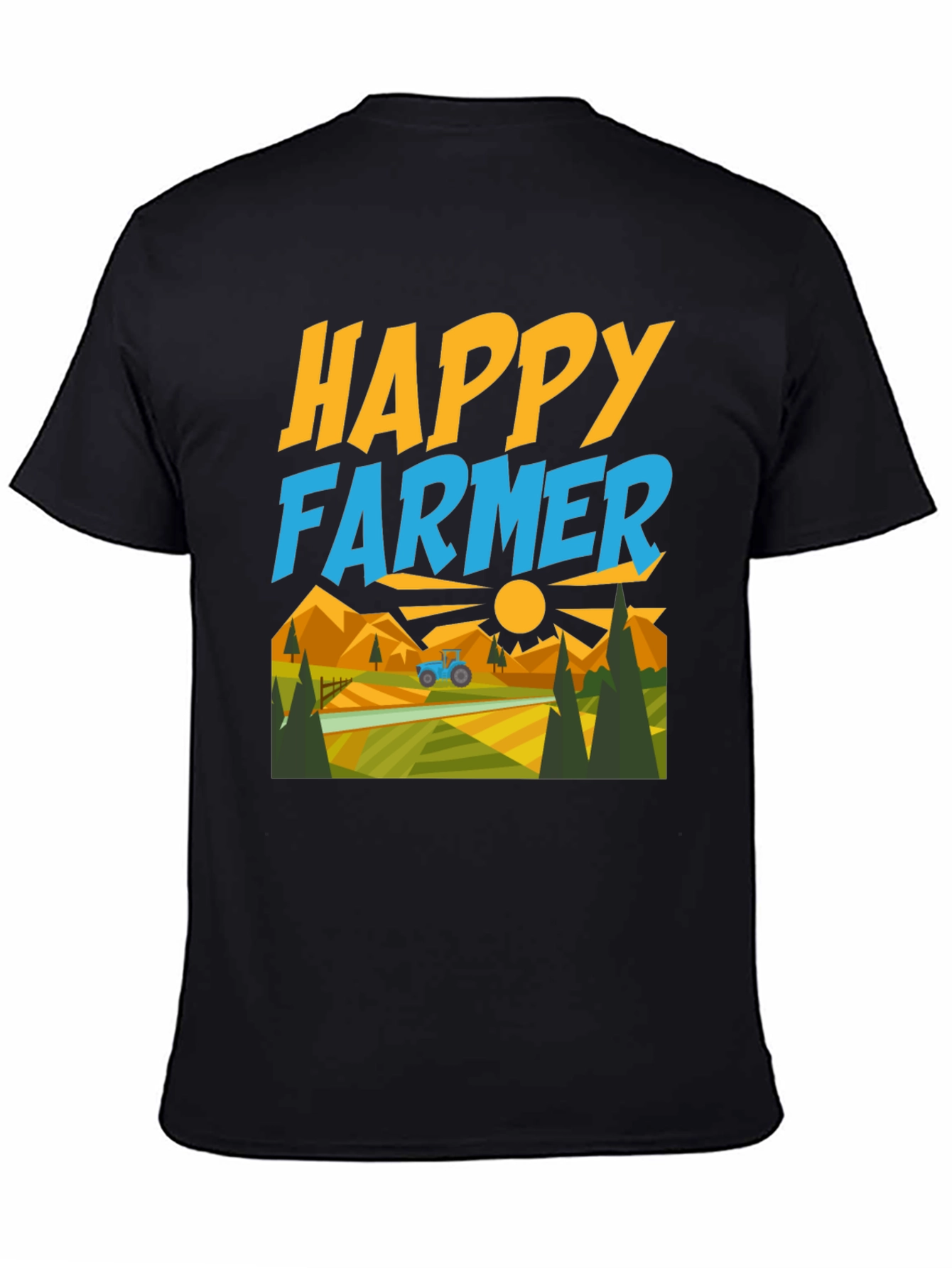 Happy Farmer Graphic T-Shirt - Farm Life Tee