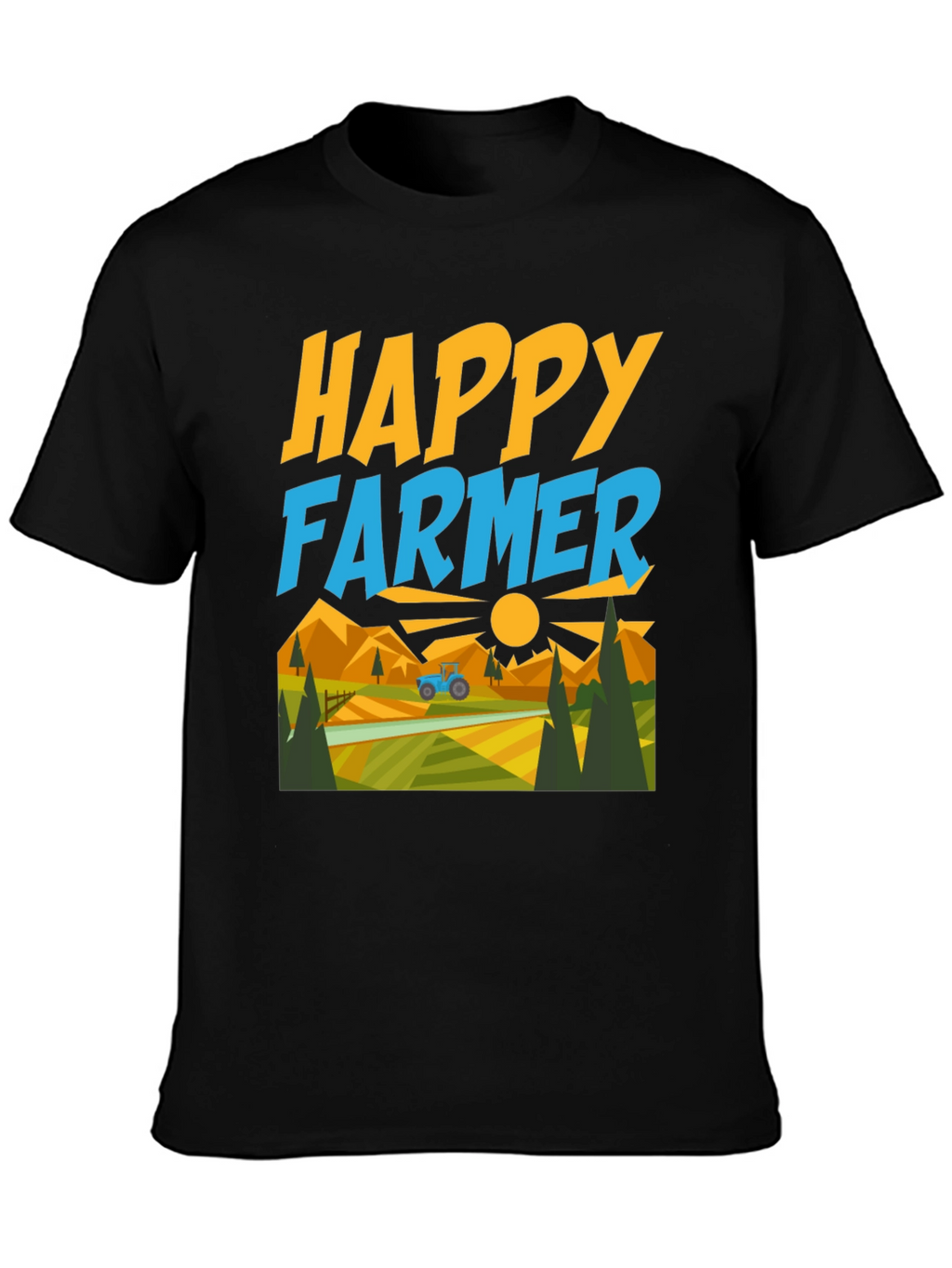 Happy Farmer Graphic T-Shirt - Farm Life Tee