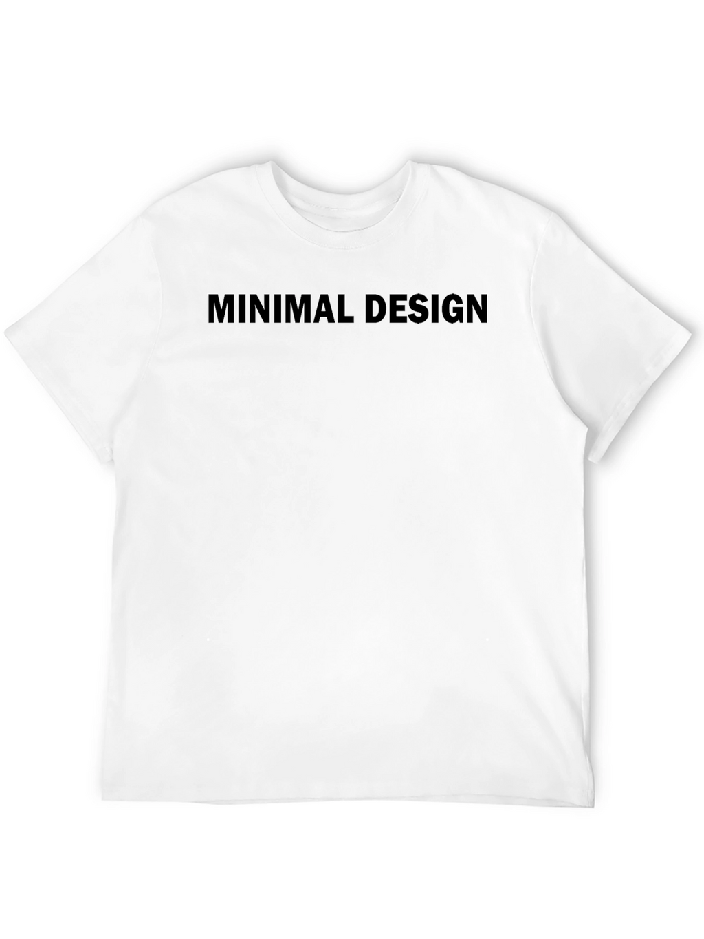 Minimal Design Black T-Shirt