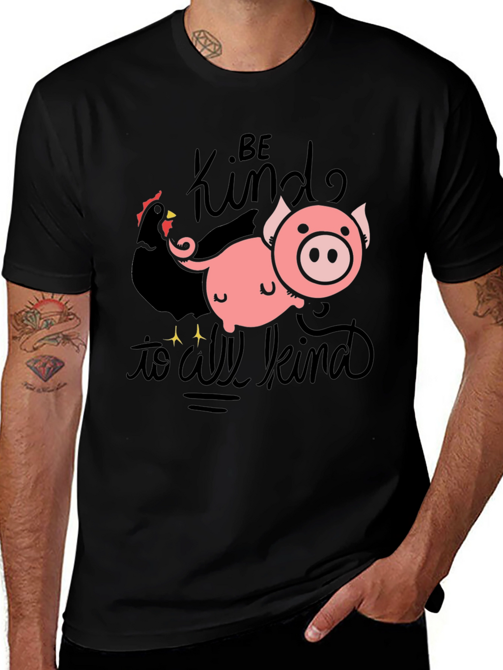 Be Kind to All Kind Black T-Shirt