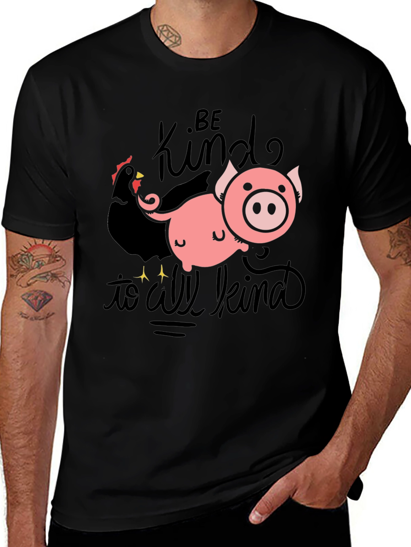 Be Kind to All Kind Black T-Shirt