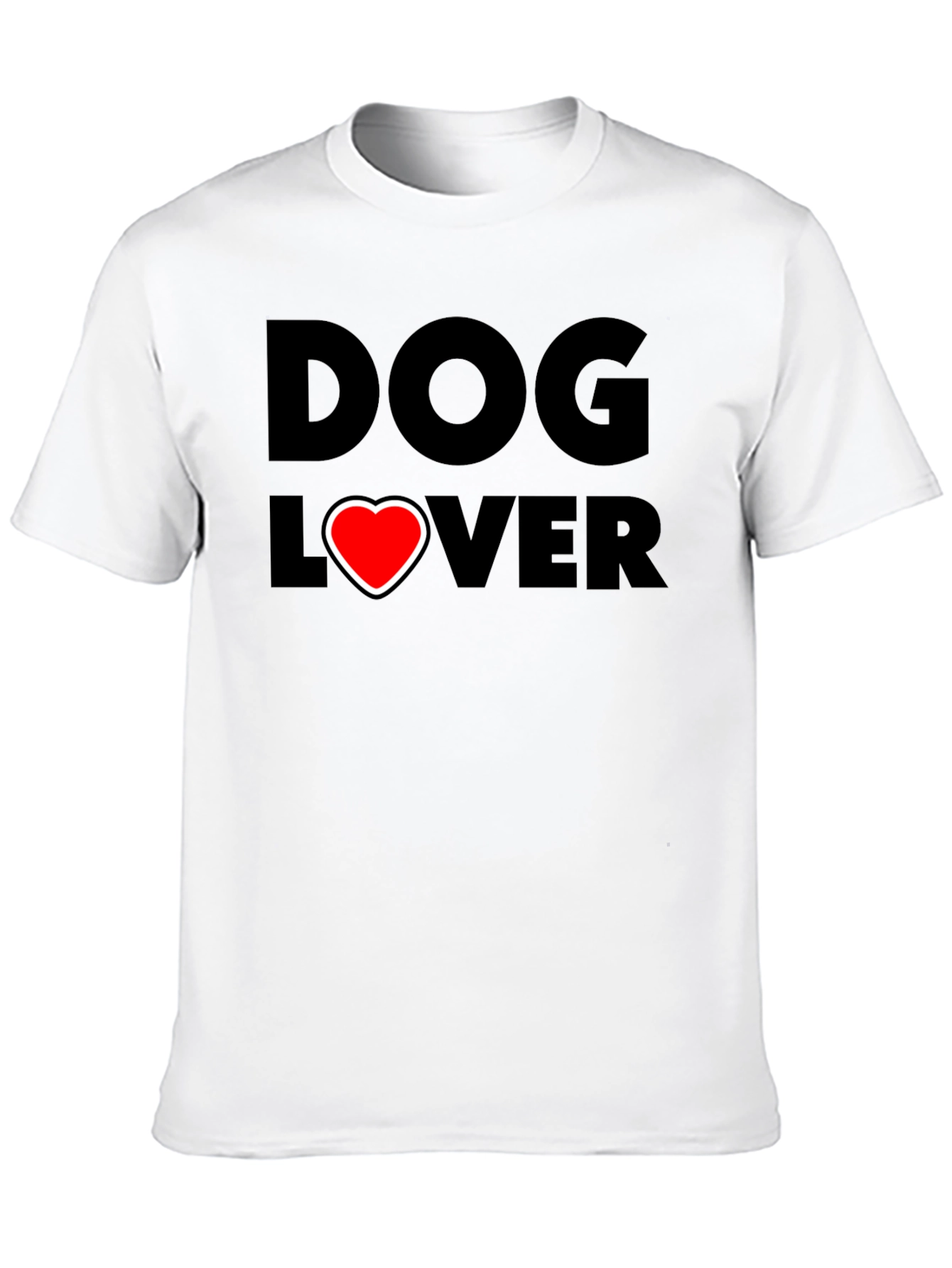 Dog Lover T-Shirt - Heart Graphic Tee